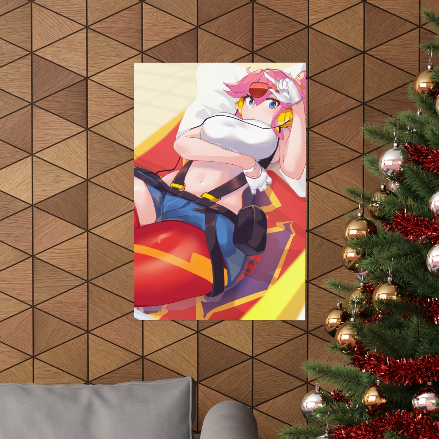 Promare Anime Poster - Aina Wall Art Print - Manga Decor - Premium Matte Vertical Poster