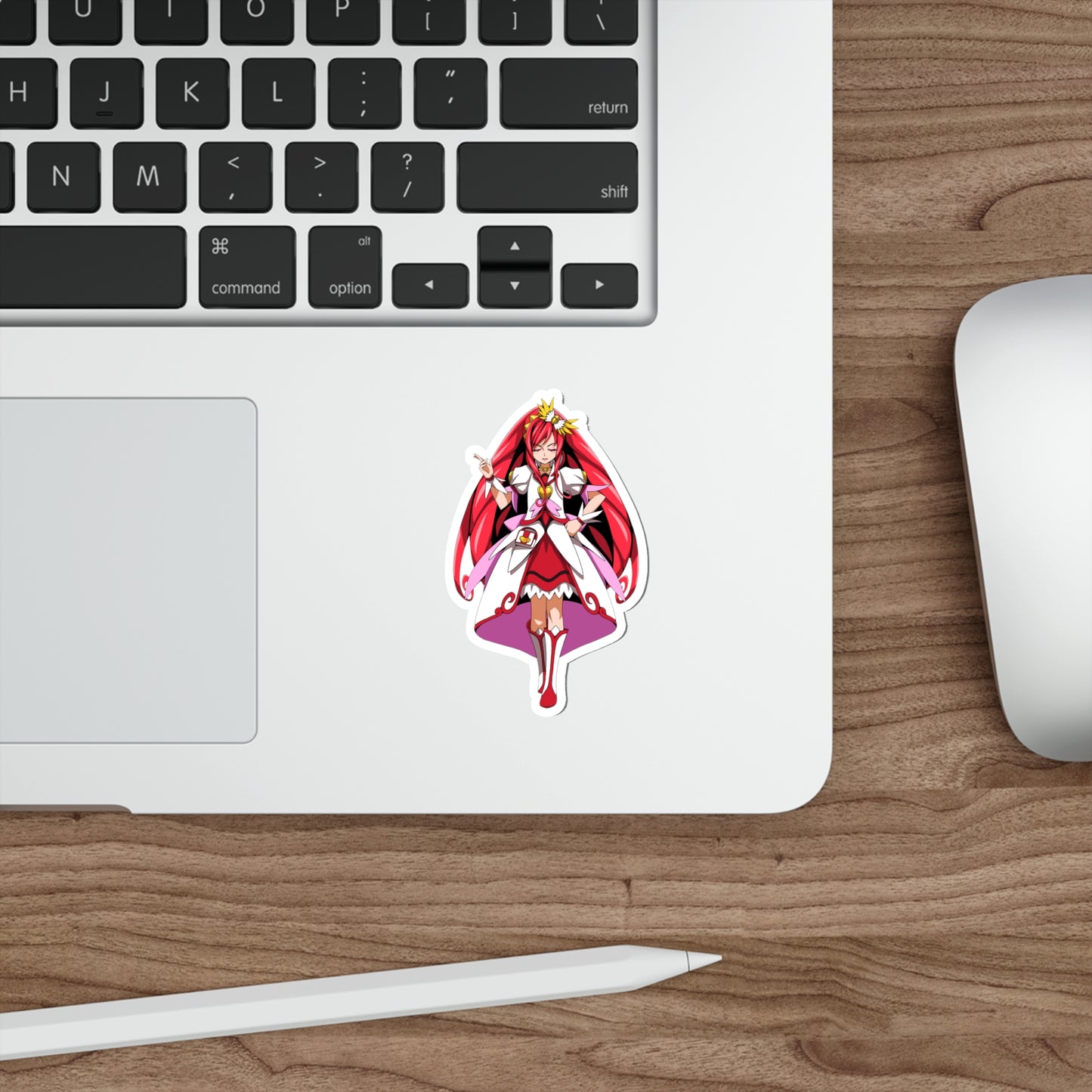 Pretty Cure Waterproof Sticker - Madoka Aguri Cure Ace Anime Vinyl Decal - Glitter Force Doki Doki Dub Precure Sticker