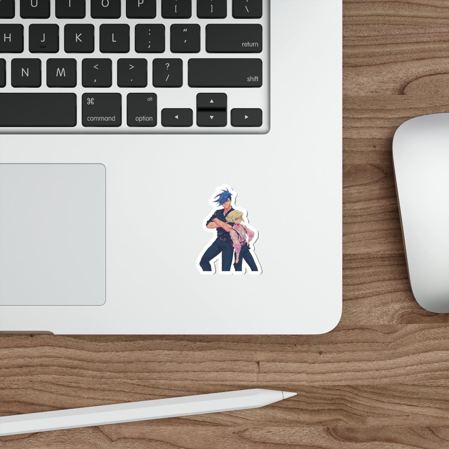 Promare Waterproof Sticker - Galo and Lio Anime Vinyl Decal - Car Bumper Sticker - Laptop Sticker