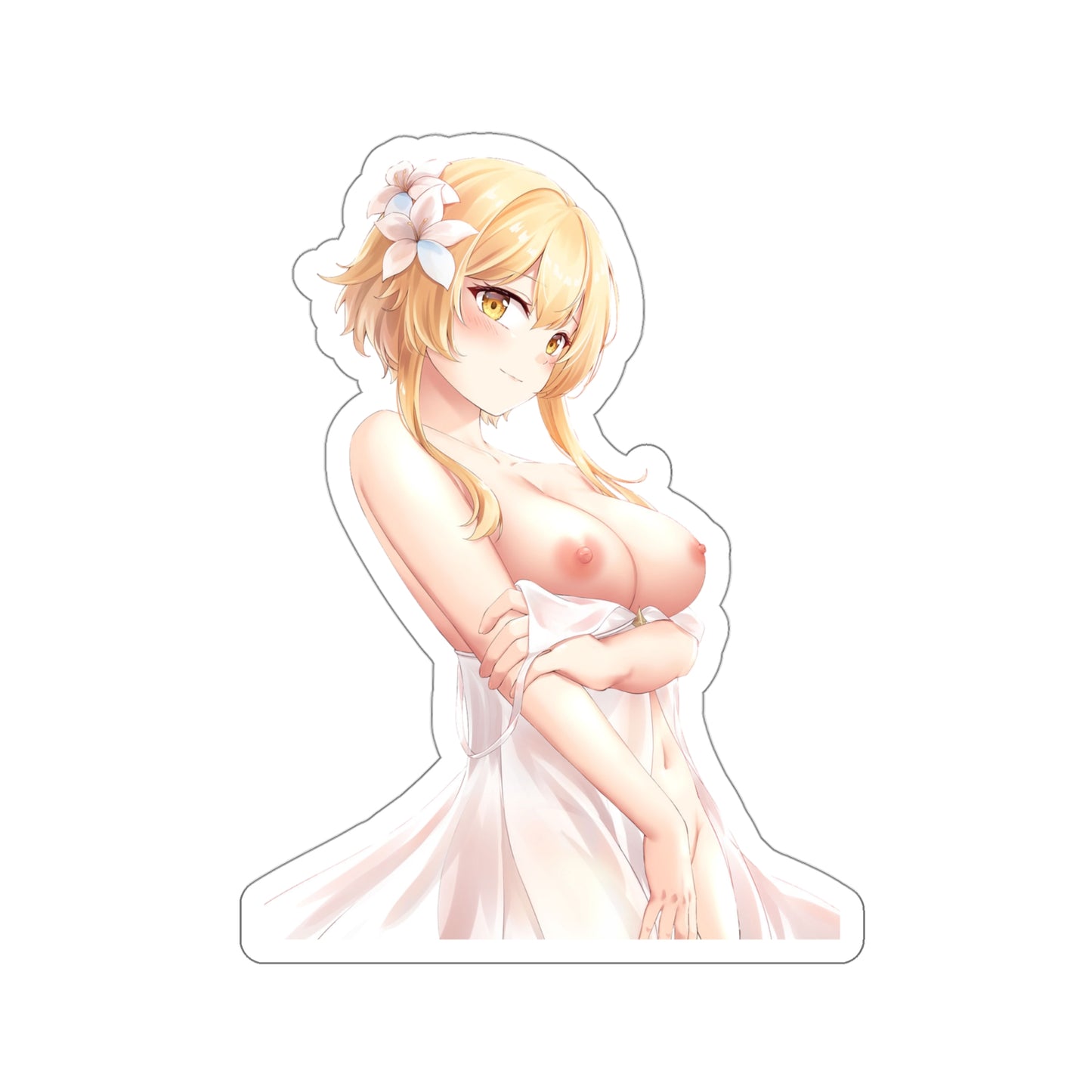 Nude Tits Lumine Genshin Impact Ecchi Vinyl Decal Waterproof Sticker - Ecchi Vinyl Decal