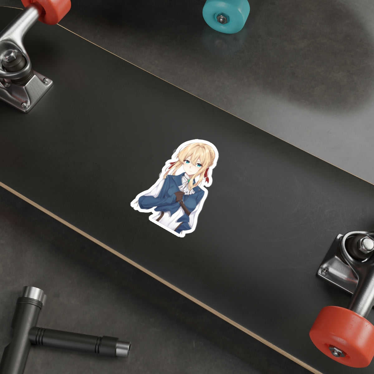 Autocollant Violet Evergarden - Autocollant en vinyle Anime Waifu - Autocollant de voiture étanche - Autocollant pour ordinateur portable - Autocollant Manga