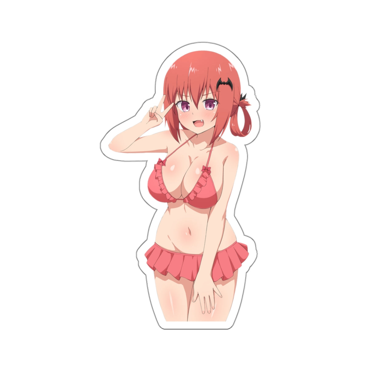 Gabriel Dropout Waterproof Sticker - Sexy Bikini Satania Gaming Vinyl Decal - Anime Waifu Car Decal - Laptop Sticker