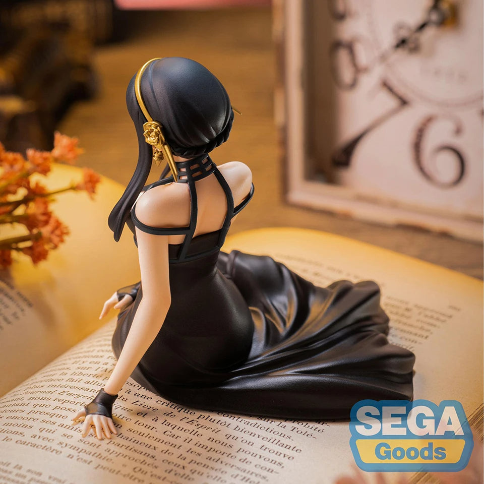 Original Genuine SEGA Spy Family 9cm Yor Briar Noodles Press Figure Action Figure PVC Collection Model Figurine Toys Gifts