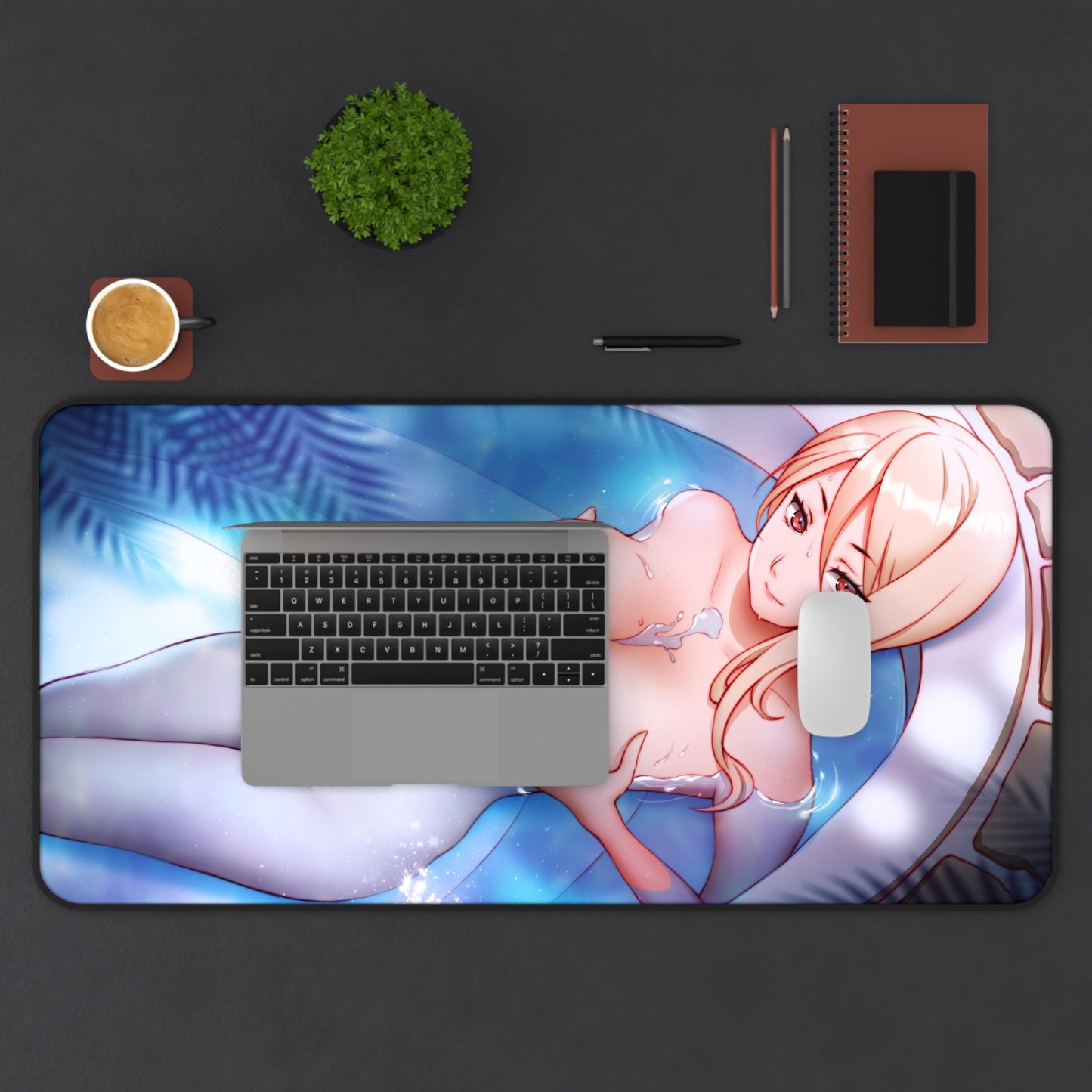 Food Wars Sexy Mousepad - Nude Alice Nakiri Hot Bath Desk Mat - Ecchi Playmat