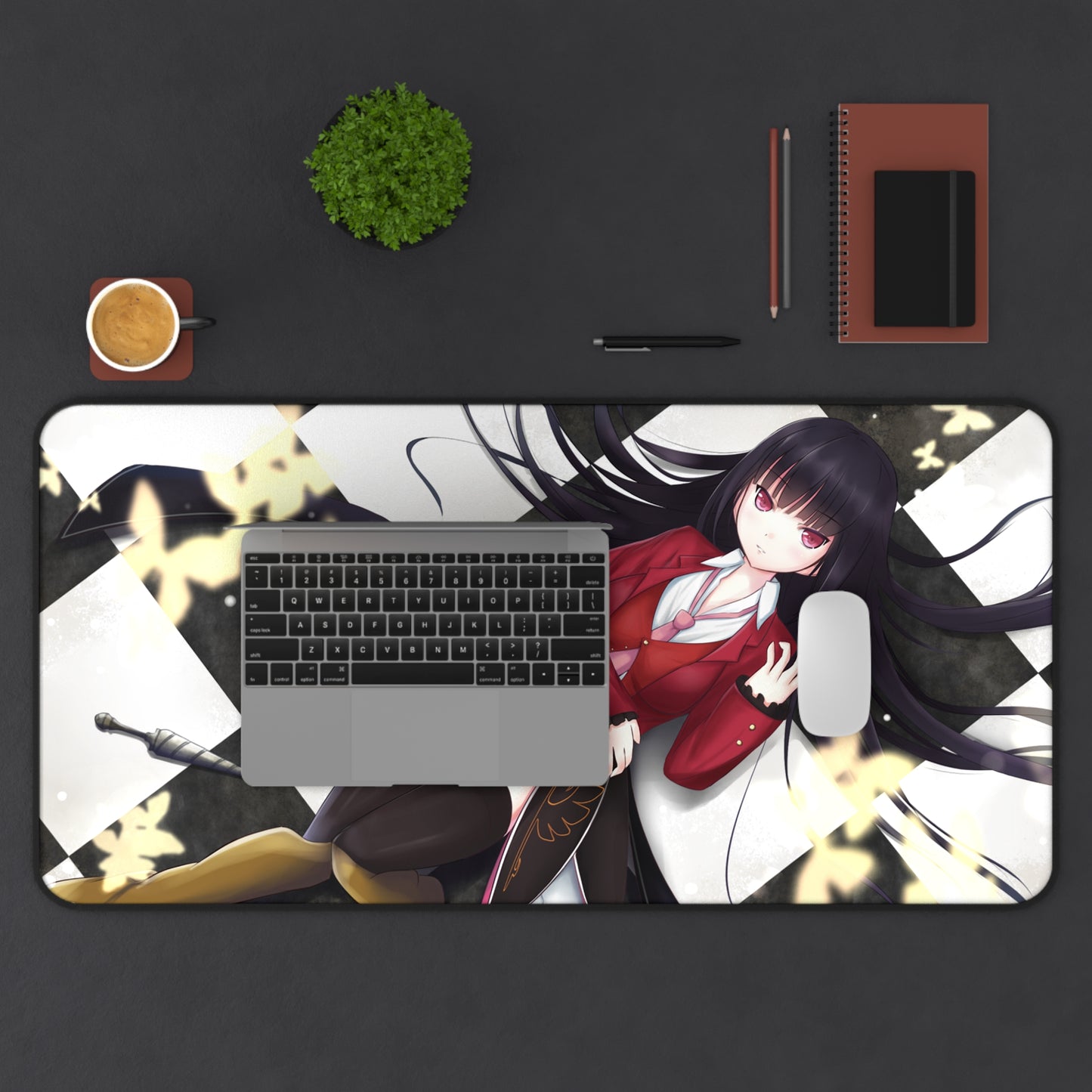 Umineko When They Cry Desk Mat - Lucifer Gaming Mousepad - Non Slip Visual Novel Dojin Playmat - Umineko no Naku Koro ni