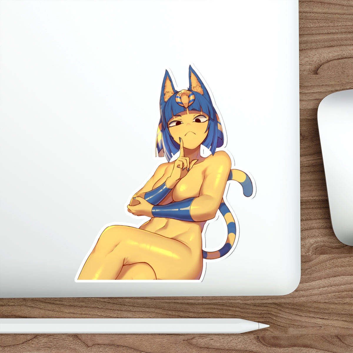 Sexy Nude Ankha Waterproof Decal - Animal Crossing Ecchi Vinyl Decal