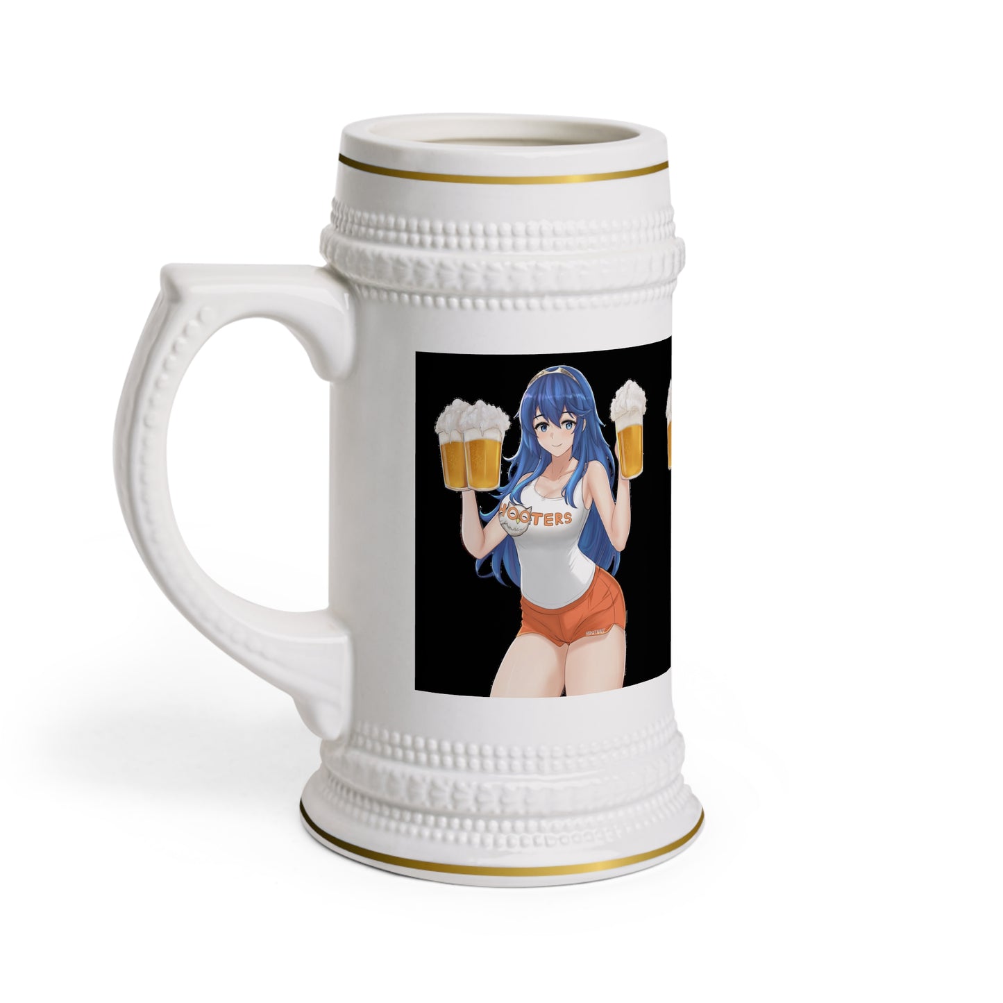 Beer Stein Mug - Sexy Gift for Beer Lover - Fire Emblem Lucina Hooters