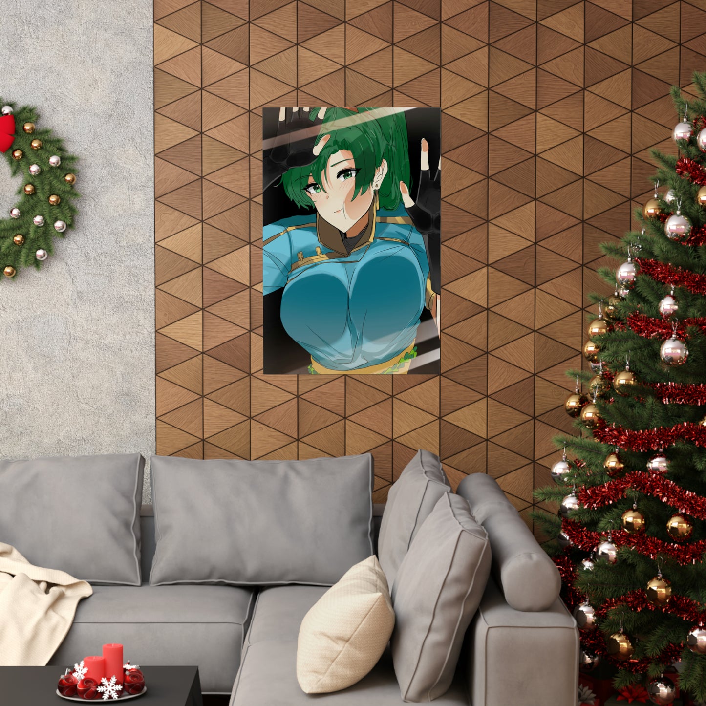 Lyn Fire Emblem Boobs Press Poster - Affiche verticale mate de qualité supérieure obscène - Art mural pour adultes