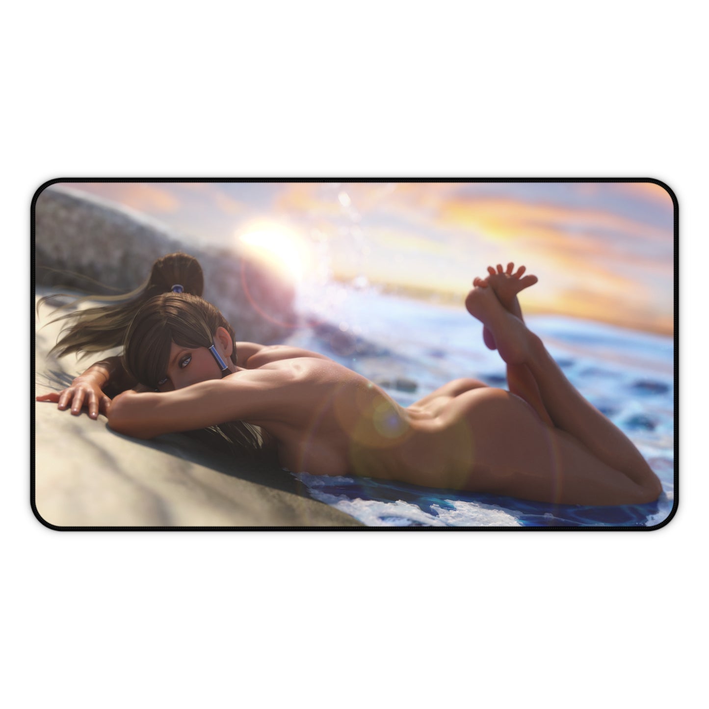 Korra Nude Anime Mousepad - Large Desk Mat - Ecchi Mouse Pad - MTG Playmat