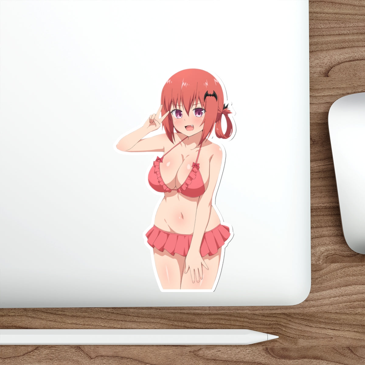 Gabriel Dropout Waterproof Sticker - Sexy Bikini Satania Gaming Vinyl Decal - Anime Waifu Car Decal - Laptop Sticker