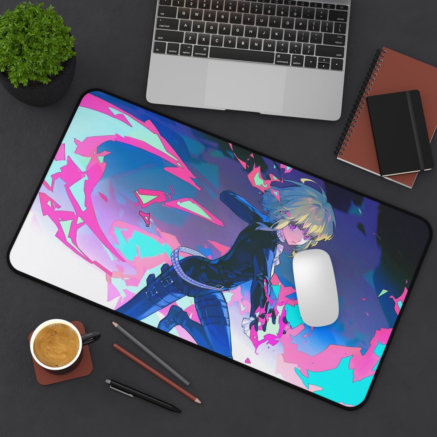 Promare Desk Mat - Lio Anime Mousepad - Non Slip Manga Playmat