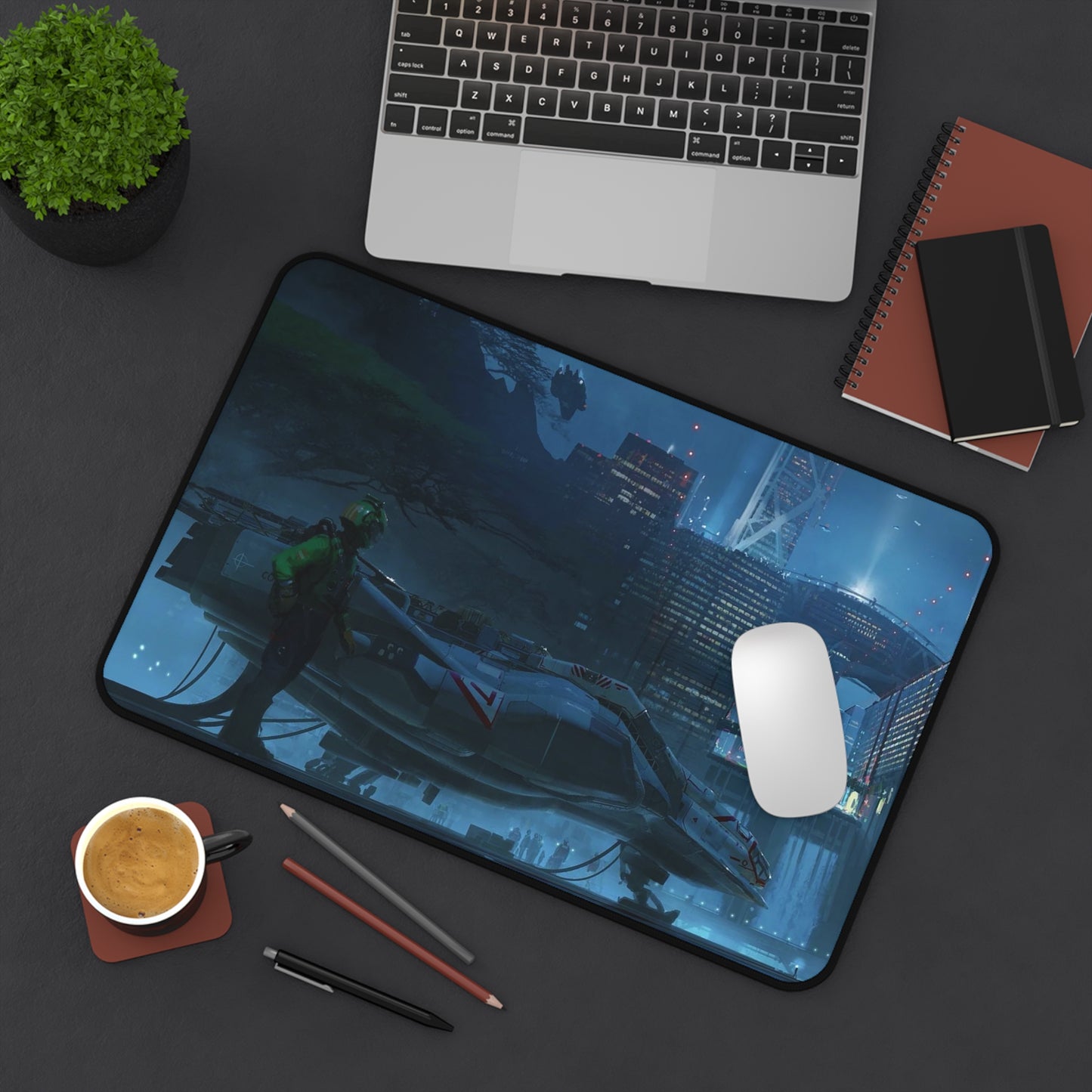 Starfield Mousepad - Bay Concept Art  - XXL Gaming Desk Mat - Non Slip Gamer Playmat