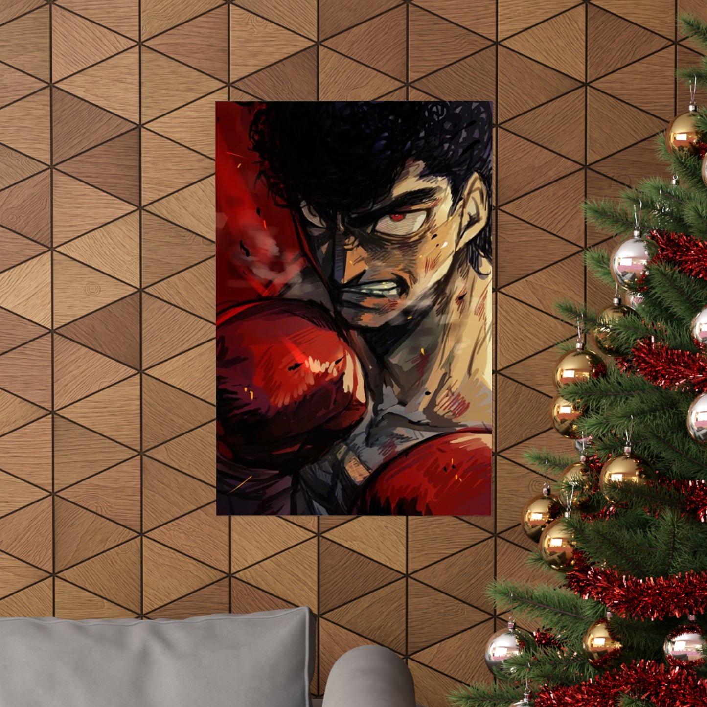 Hajime No Ippo Poster - Mamoru Takamura Manga Wall Decor - Premium Anime Vertical Poster