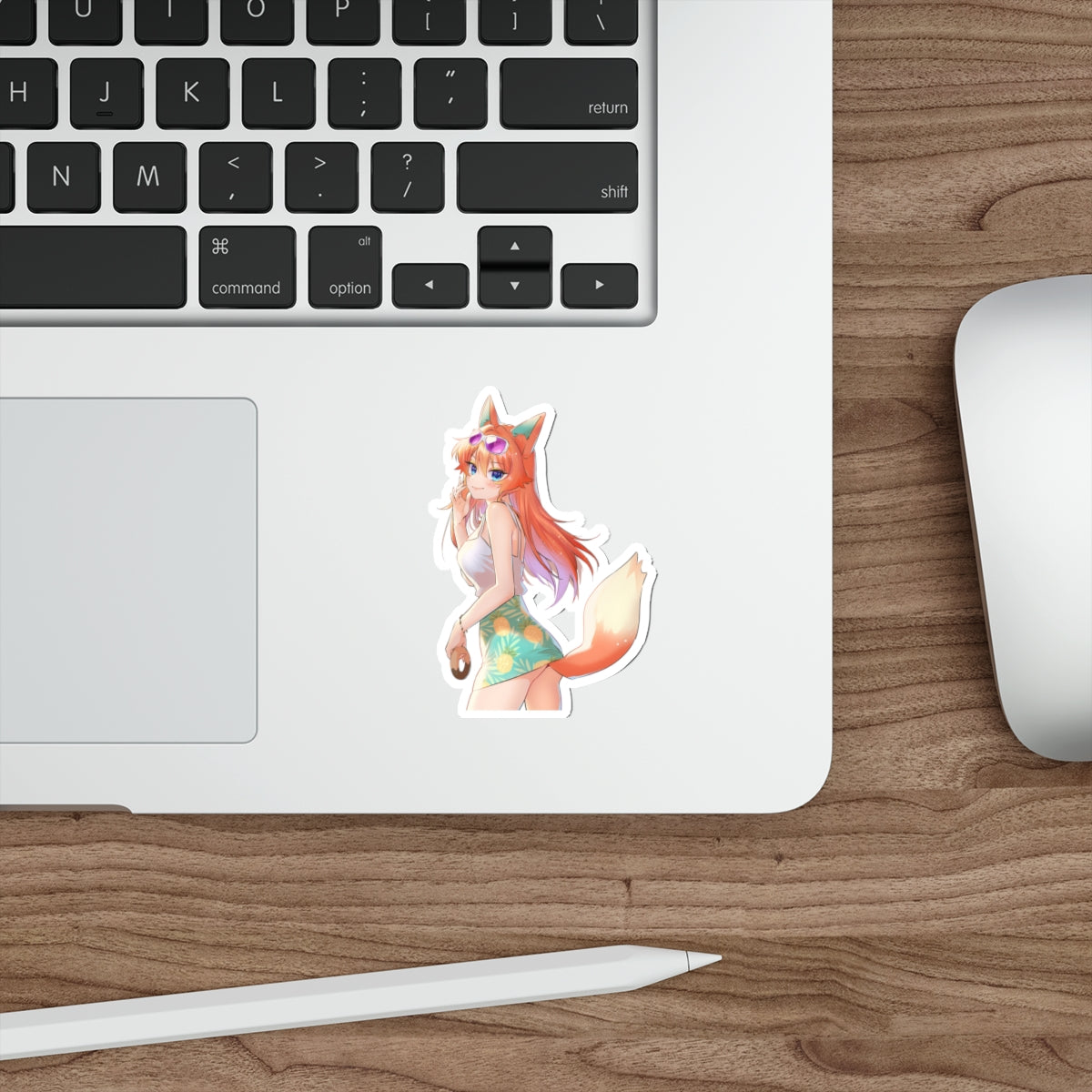 Human Audie Waterproof Sticker - Animal Crossing Ecchi Vinyl Decal