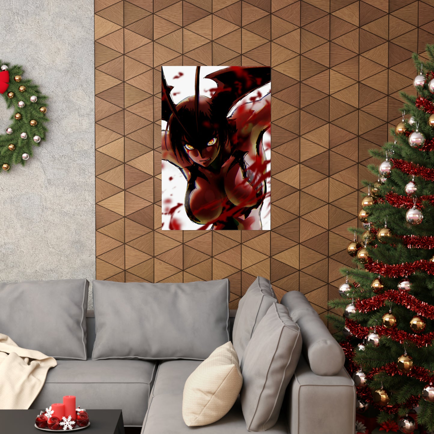 Affiche Devilman Crybaby - Décoration murale Manga Devil Lady - Affiche verticale Anime Premium