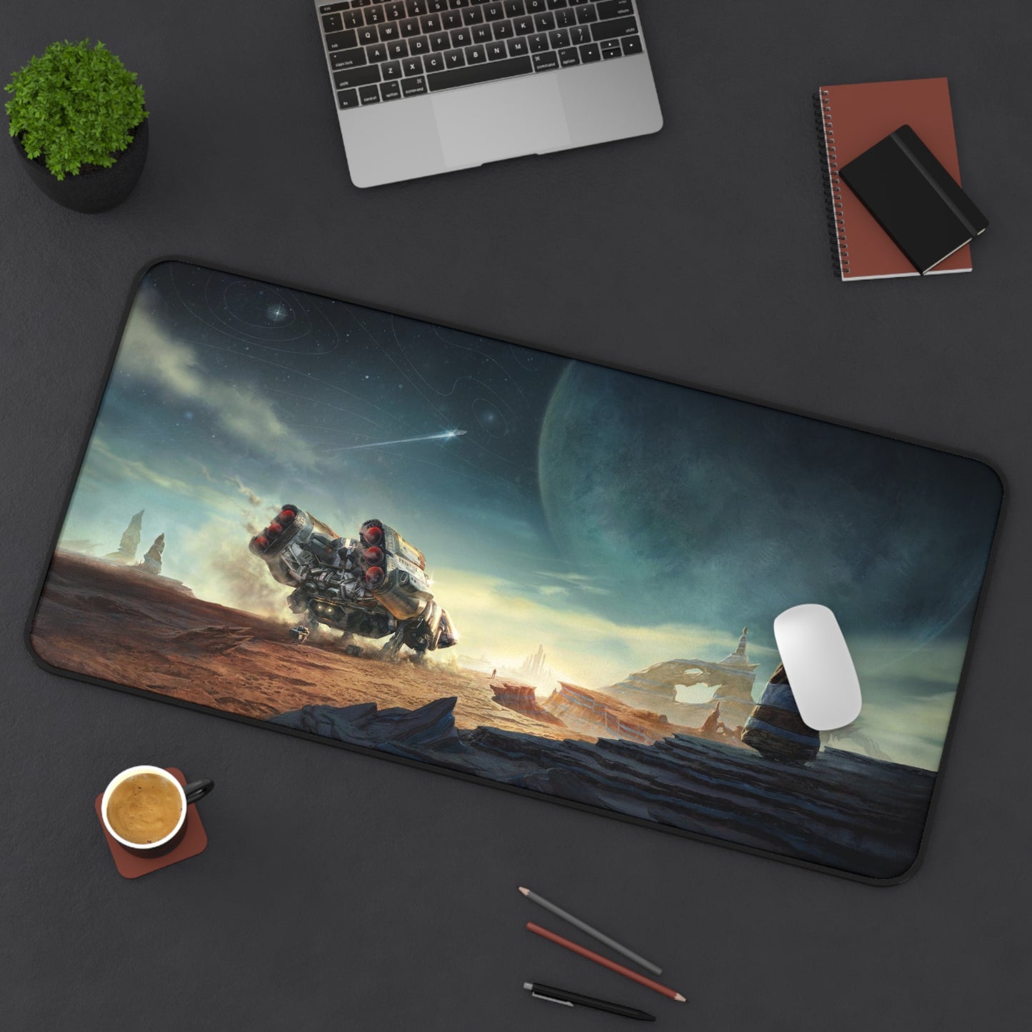 Starfield Mousepad - XXL Gaming Desk Mat - Non Slip Gamer Playmat