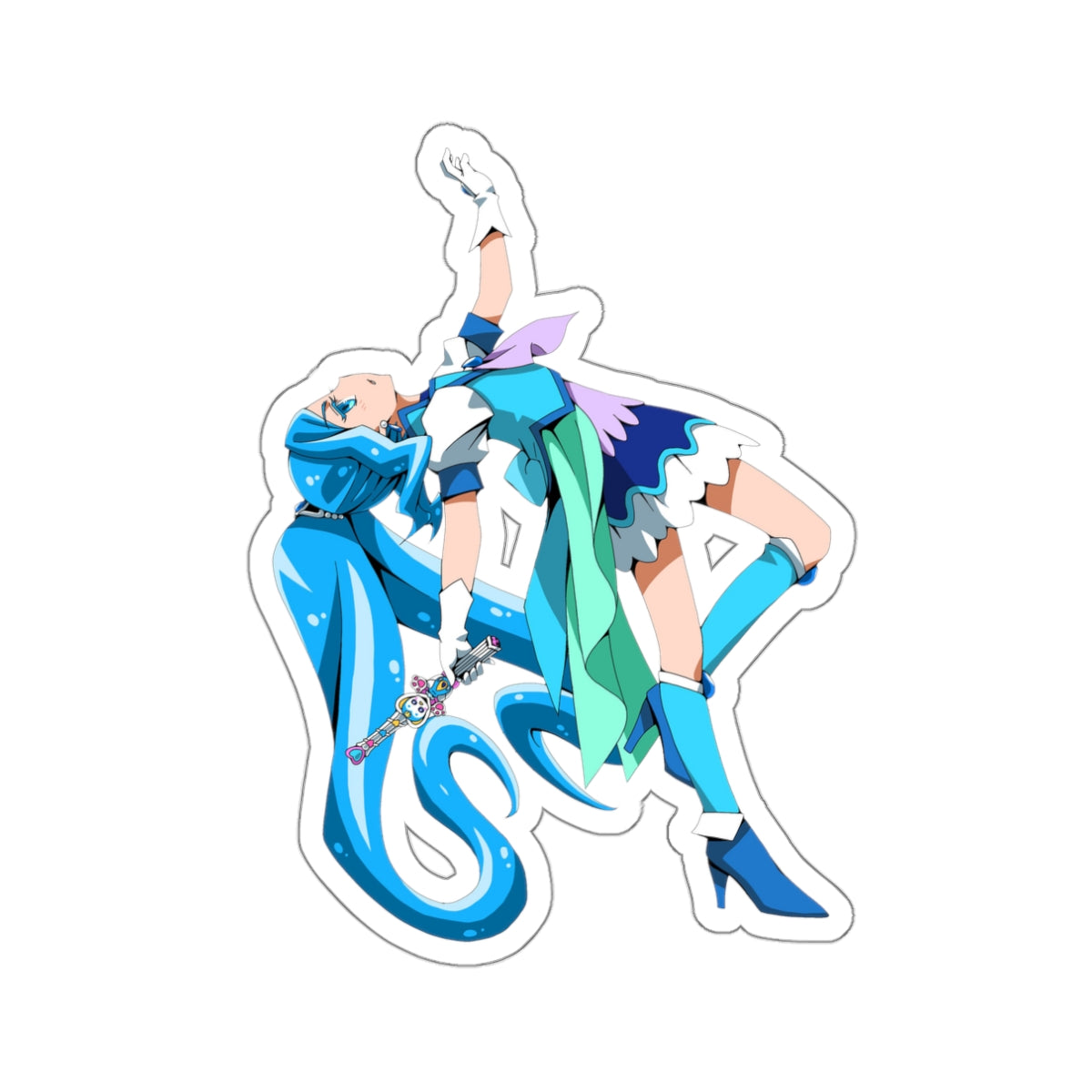 Healin Good Pretty Cure Waterproof Sticker - Sawaizumi Chiyu Cure Fontaine Anime Vinyl Decal - Precure Sticker