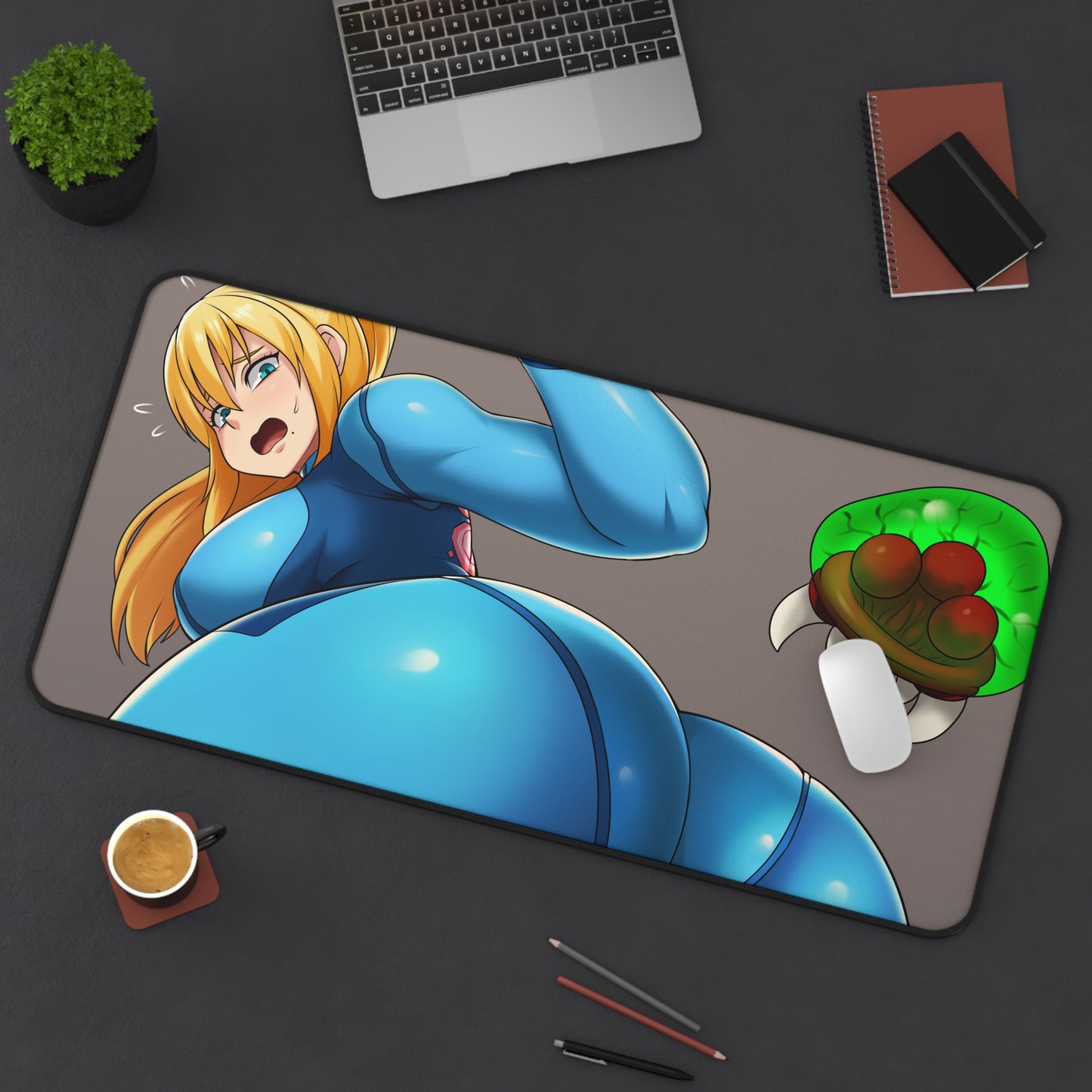 Sexy Samus Mousepad - Metroid Desk Mat - Big Gaming Mouse Pad - MTG Playmat