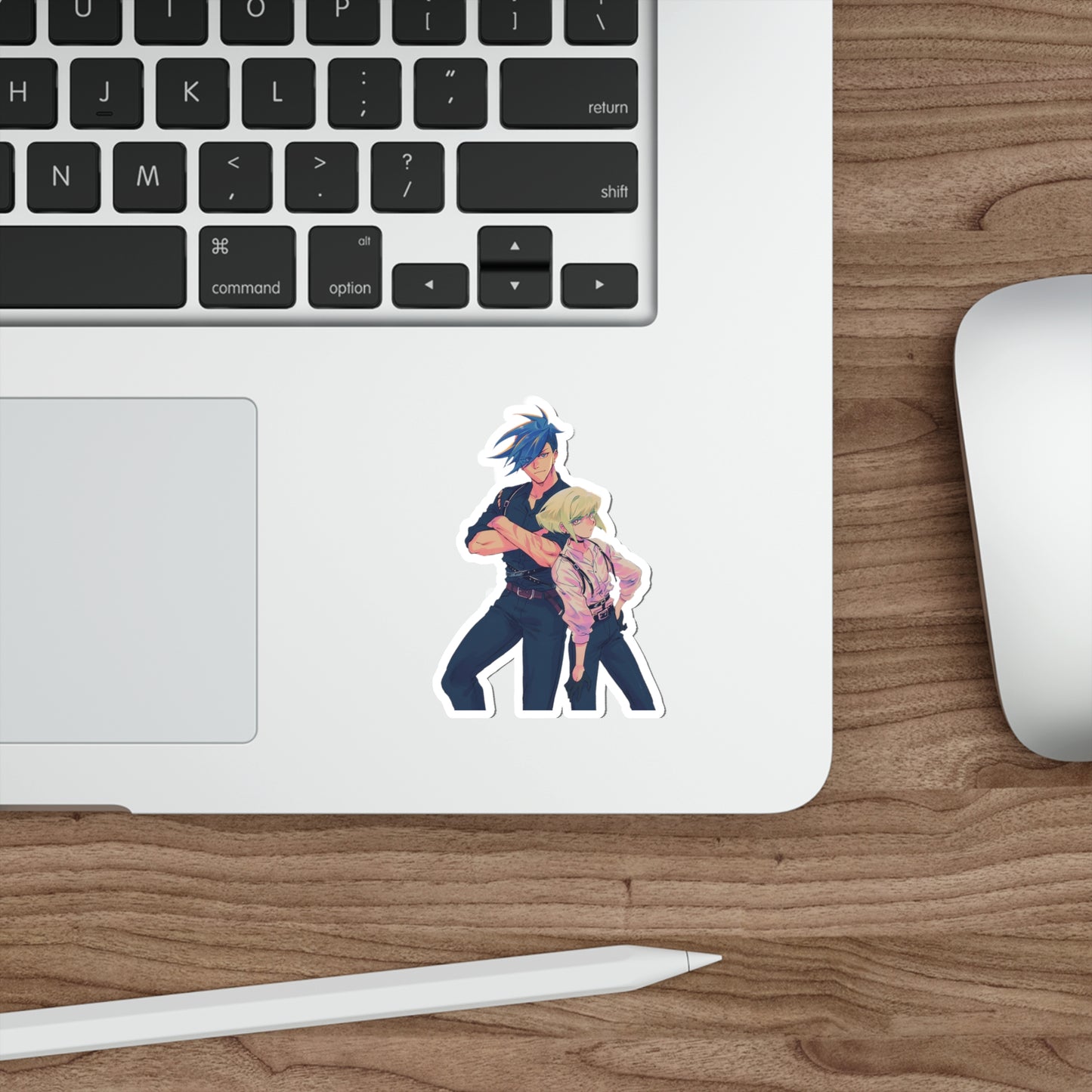 Promare Waterproof Sticker - Galo and Lio Anime Vinyl Decal - Car Bumper Sticker - Laptop Sticker