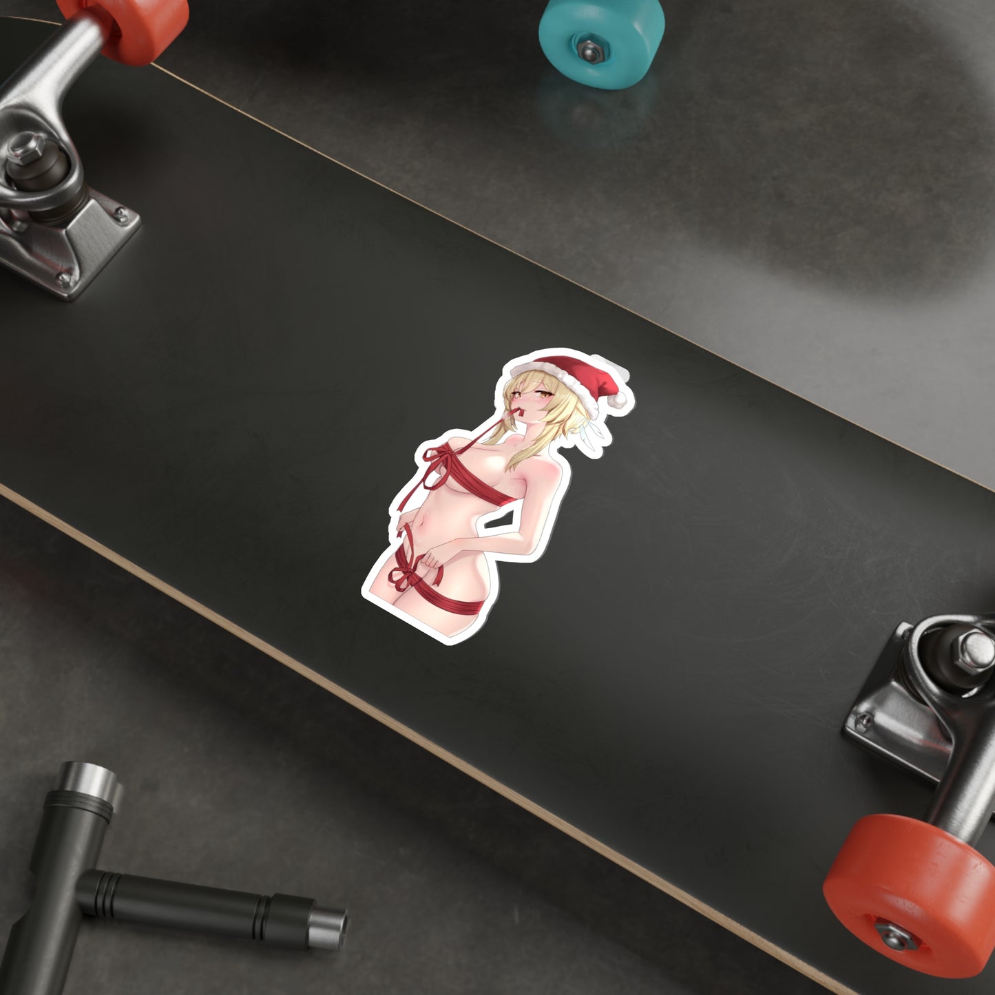 Sexy Nude Santa Lumine Genshin Impact Waterproof Sticker - Ecchi Vinyl Decal