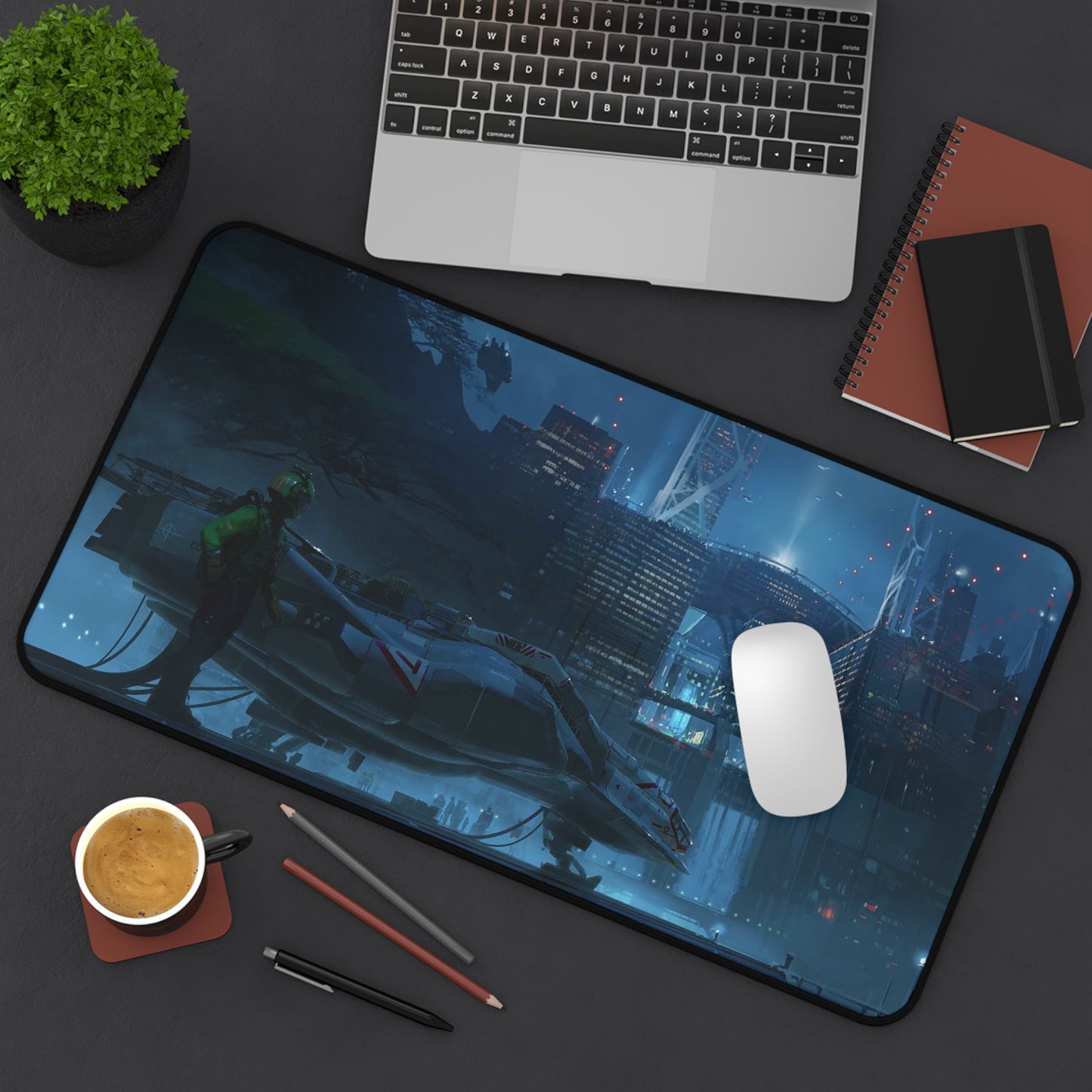 Starfield Mousepad - Bay Concept Art  - XXL Gaming Desk Mat - Non Slip Gamer Playmat