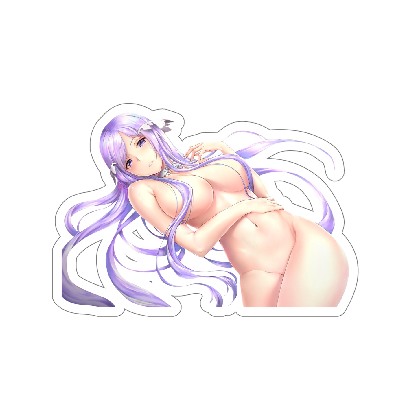 Sword Art Online Nude Quinella Waterproof Sticker - Ecchi Vinyl Decal