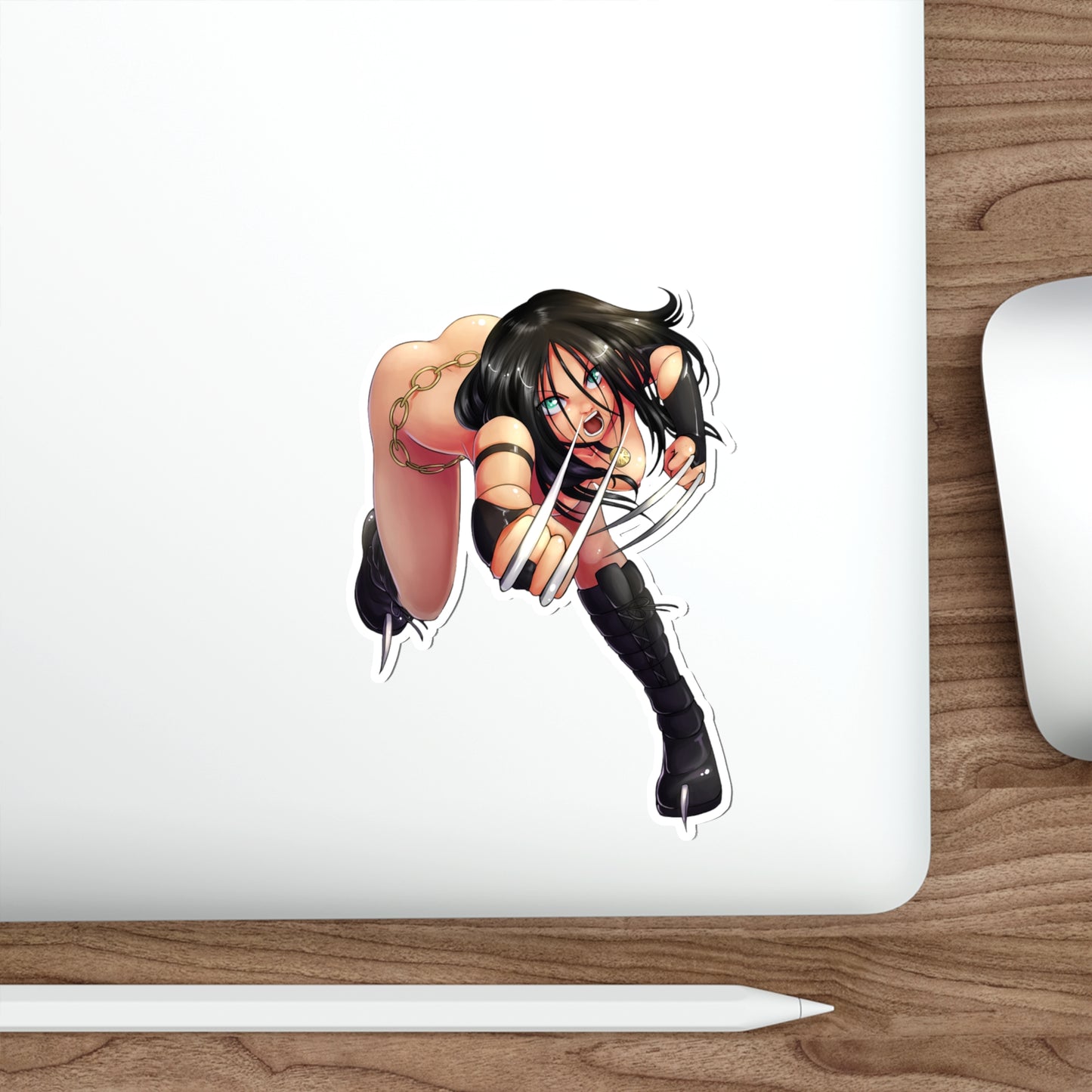 Nude Laura X-23 Waterproof Sticker - Ecchi Vinyl Decal