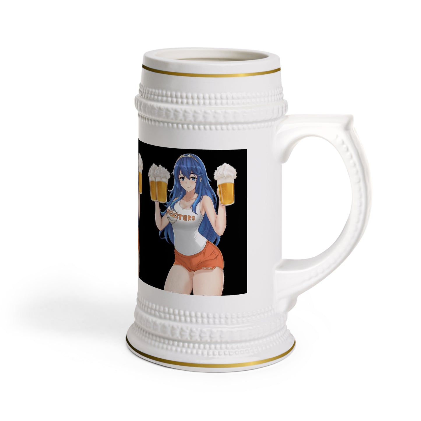 Beer Stein Mug - Sexy Gift for Beer Lover - Fire Emblem Lucina Hooters