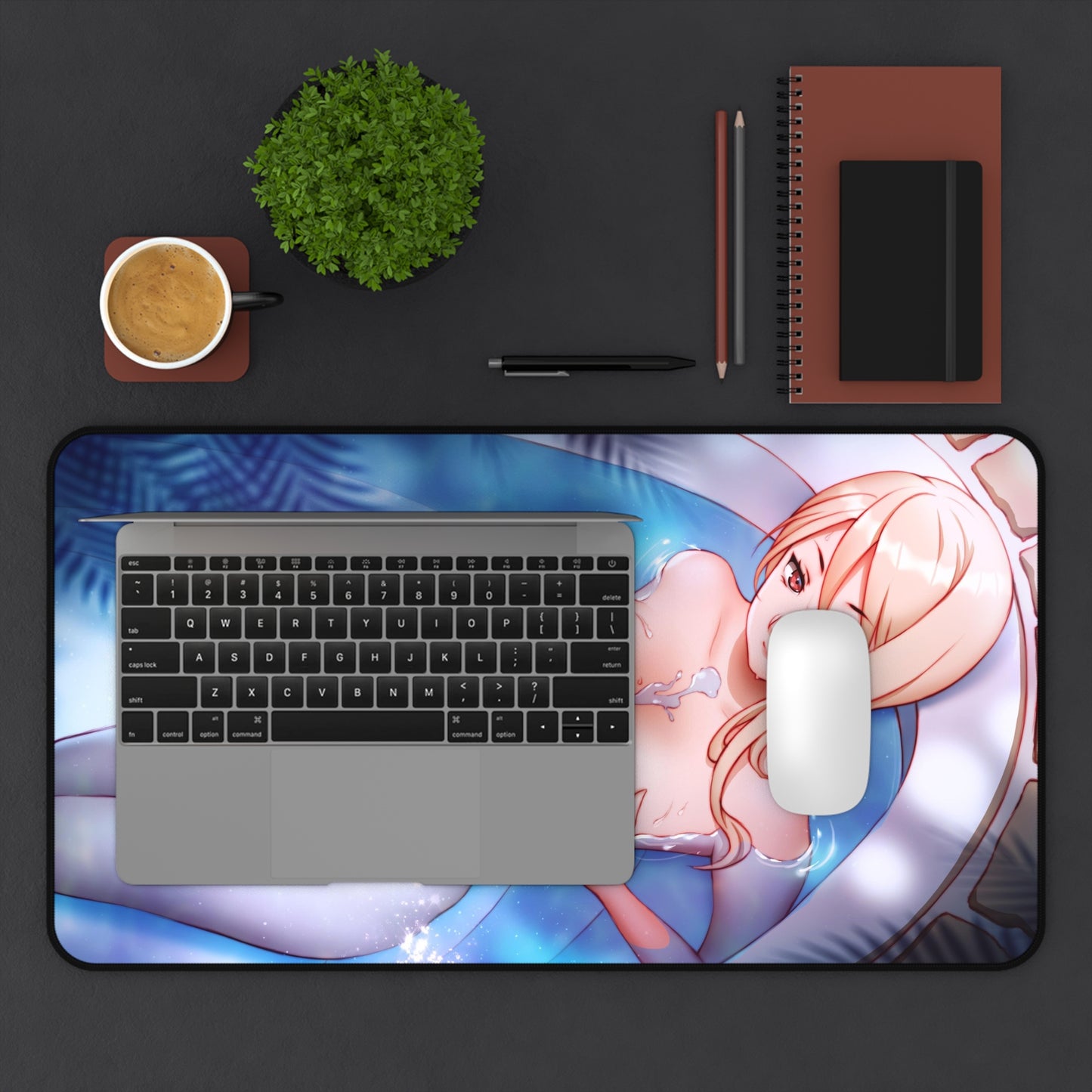 Food Wars Sexy Mousepad - Nude Alice Nakiri Hot Bath Desk Mat - Ecchi Playmat