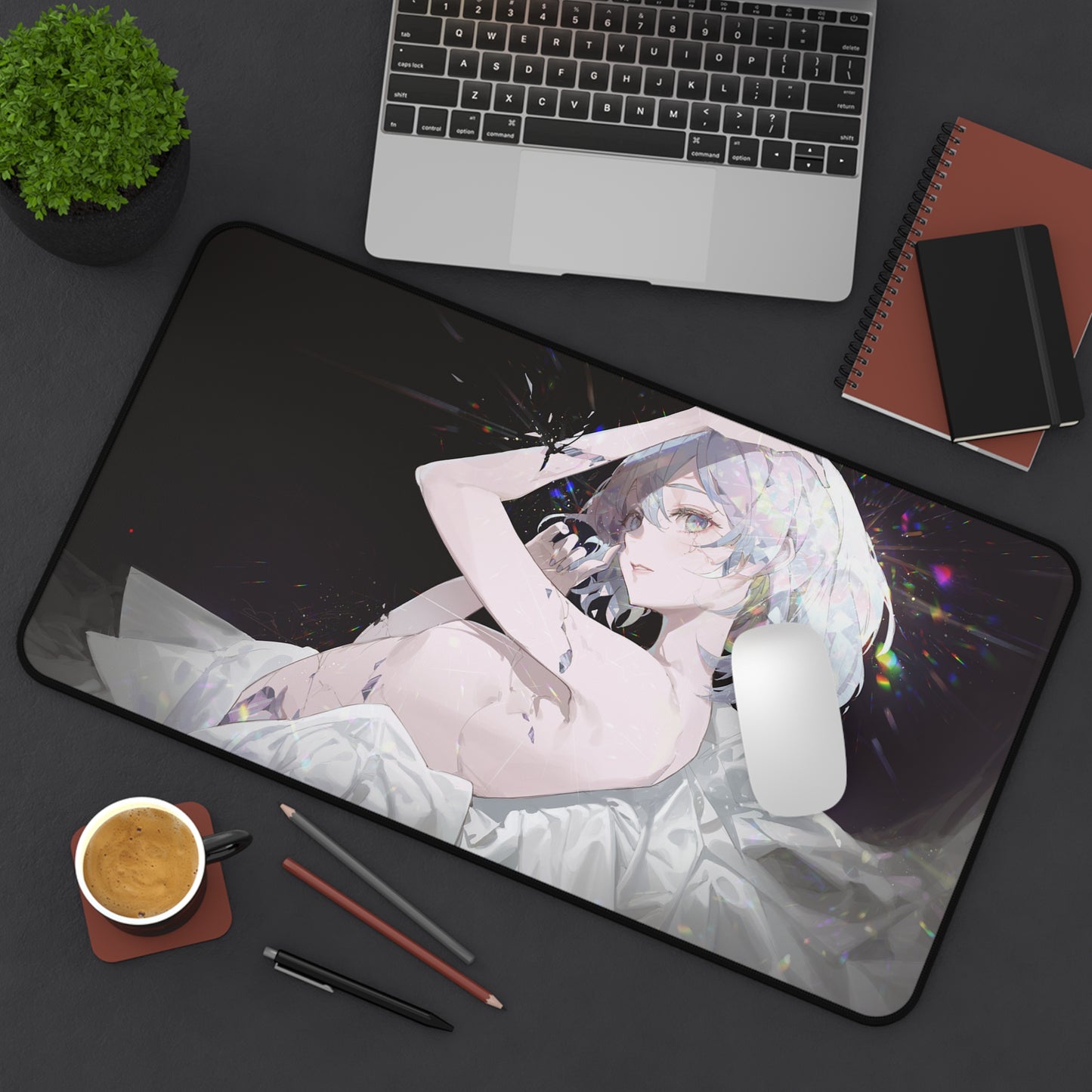 Land of the Lustrous Anime Desk Mat - Diamond Houseki no Kuni Ecchi Mousepad - Non Slip Playmat