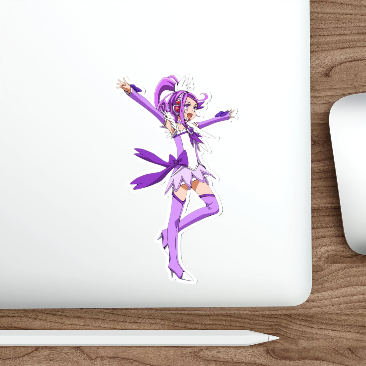 Pretty Cure Waterproof Sticker - Kenzaki Makoto Cure Sword Anime Vinyl Decal - Mackenzie Mack Precure Sticker