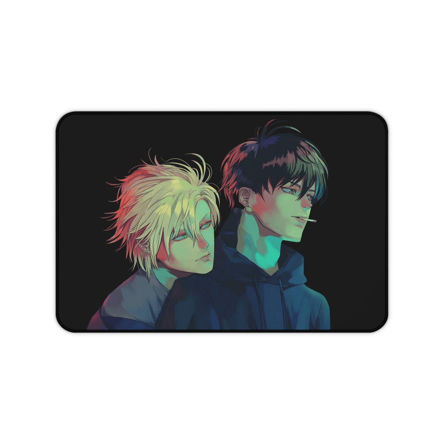 Banana Fish Mousepad - XXL Anime Desk Mat - Ash Lynx and Eiji Okumura Manga Desk Pad