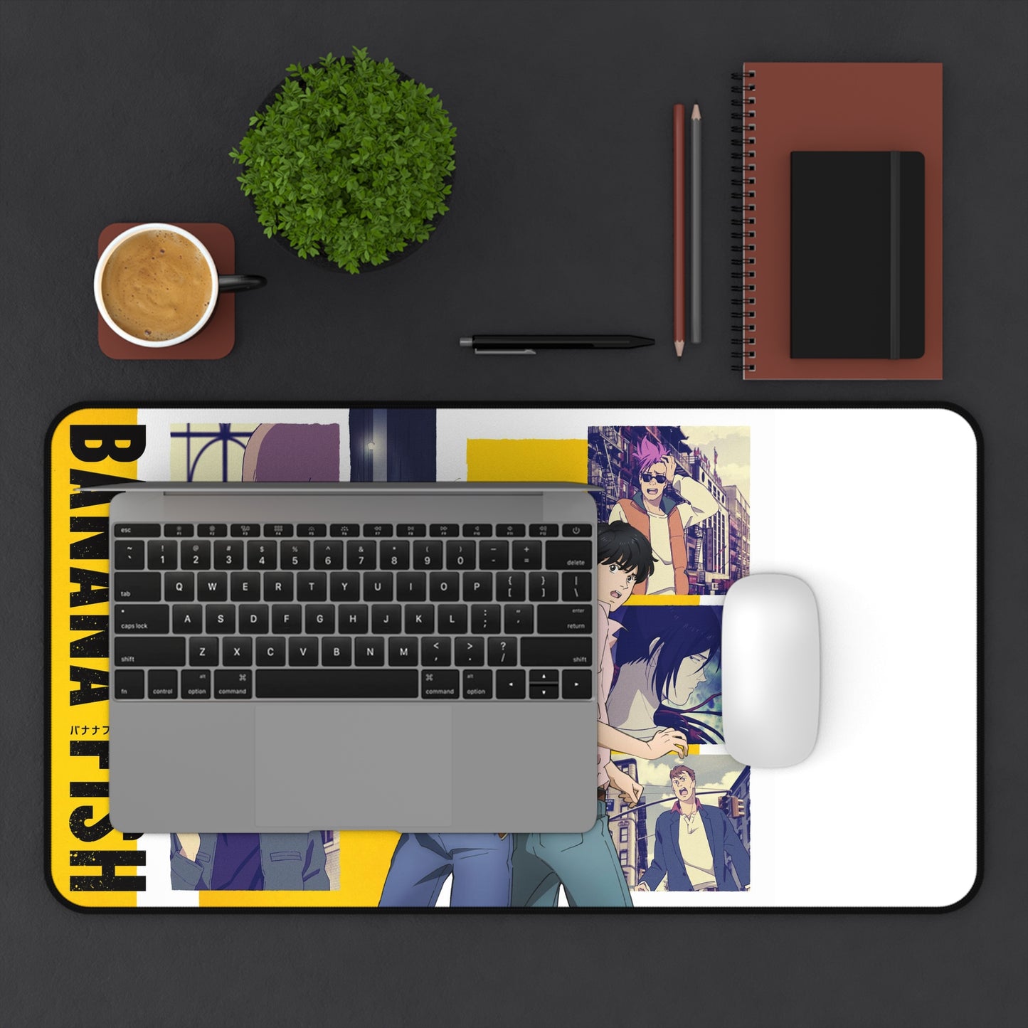 Banana Fish Desk Mat - XXL Anime Mousepad - Manga Desk Pad