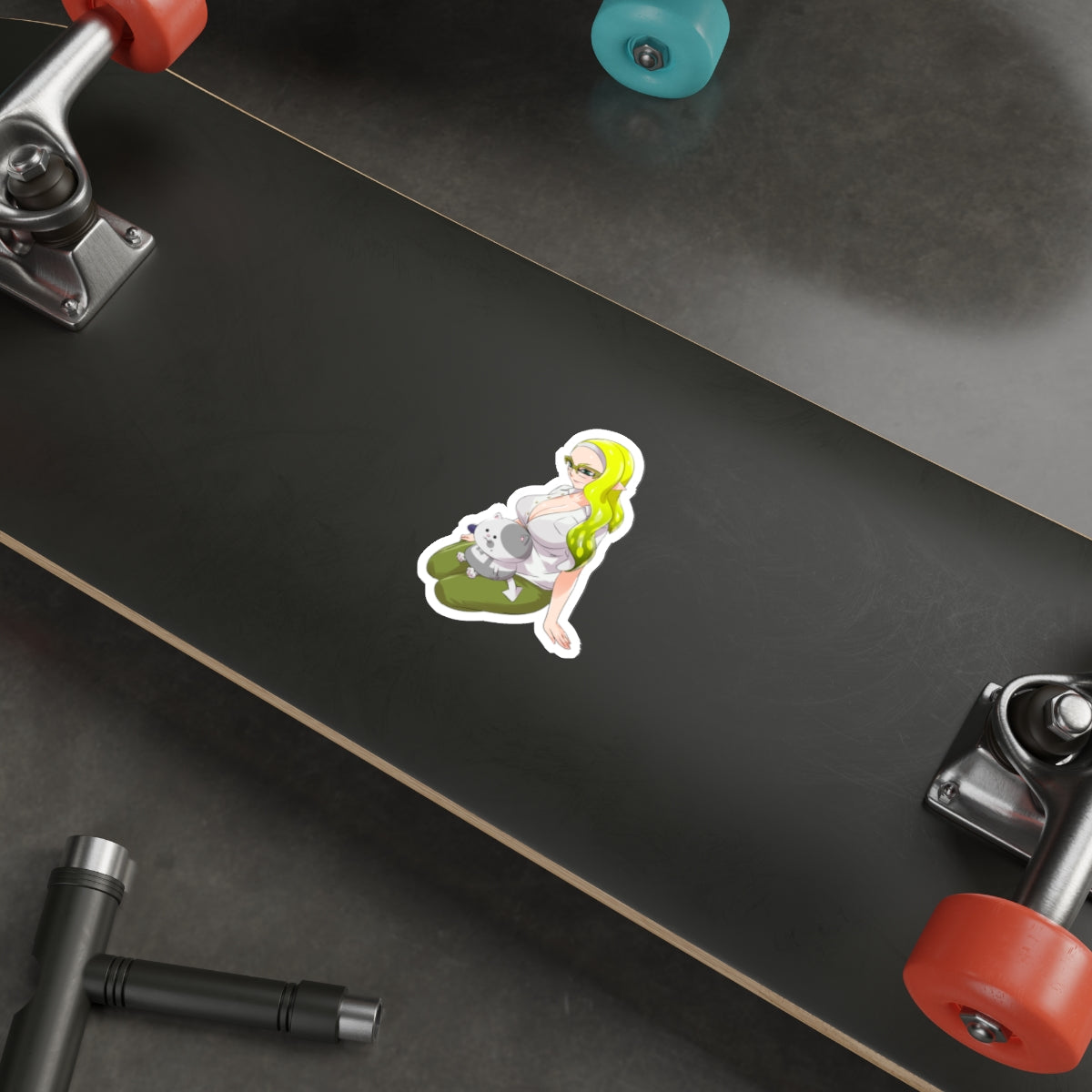 Splatoon Sexy Inkling Neko Waterproof Sticker - Ecchi Vinyl Decal