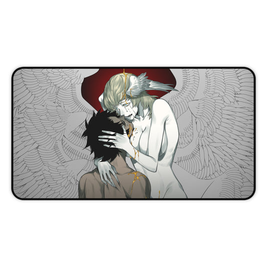 Devilman Crybaby Desk Mat - Akira and Satan Lovers - XXL Anime Mousepad - Manga Desk Pad