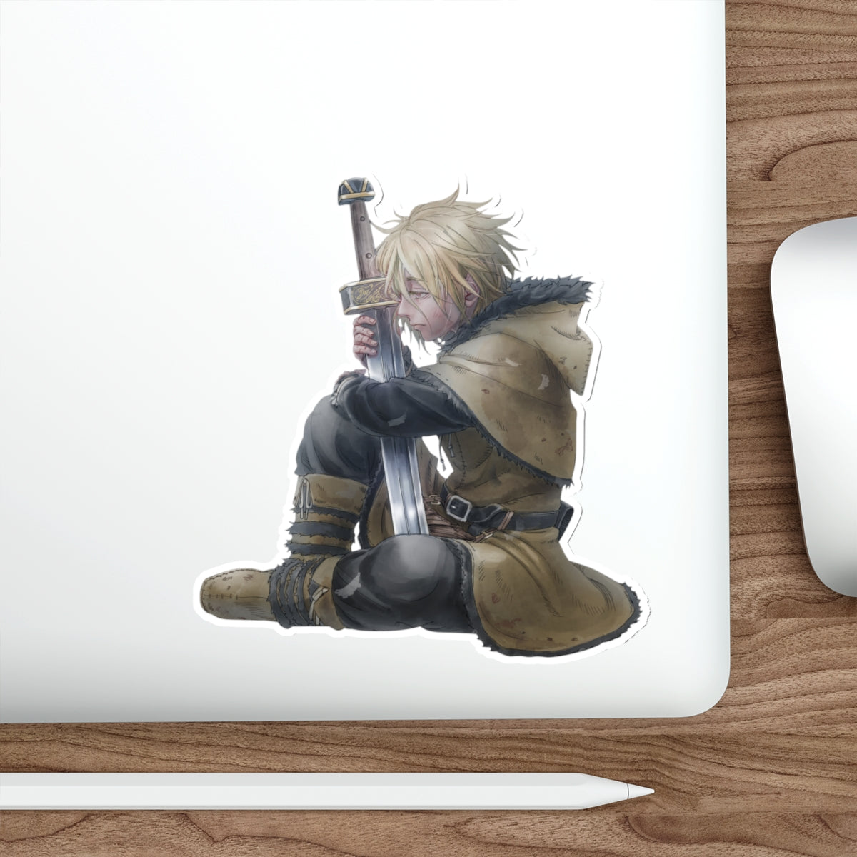 Autocollant Vinland Saga - Autocollant en vinyle Anime Thorfinn - Autocollant de voiture étanche - Autocollant pour ordinateur portable - Autocollant Manga