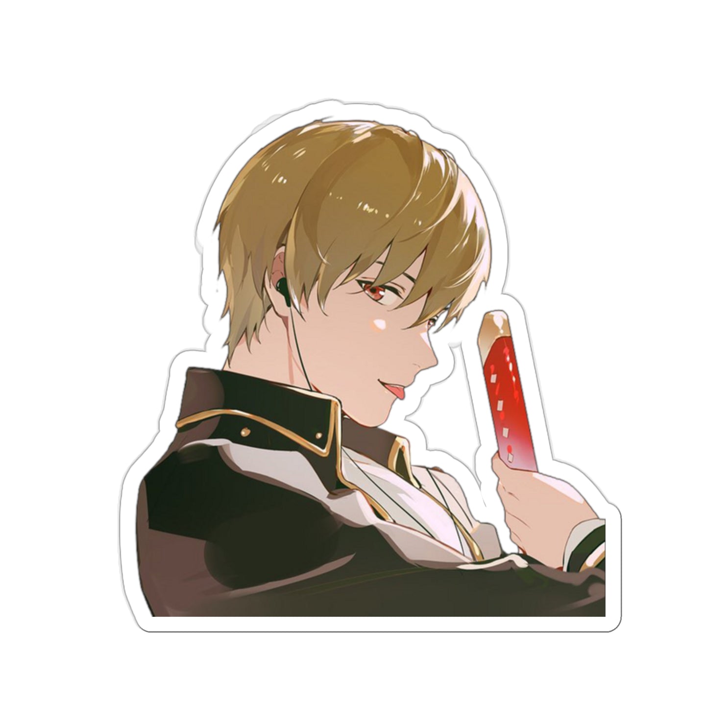 Gintama Okita Sougo Waterproof Sticker - Anime Premium Vinyl Decal - Gin Tama Car Decal