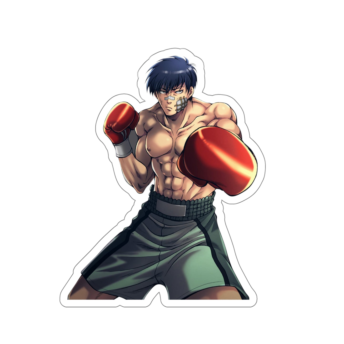 Hajime No Ippo Anime Waterproof Sticker - Keigo Okita Manga Vinyl Car Decal