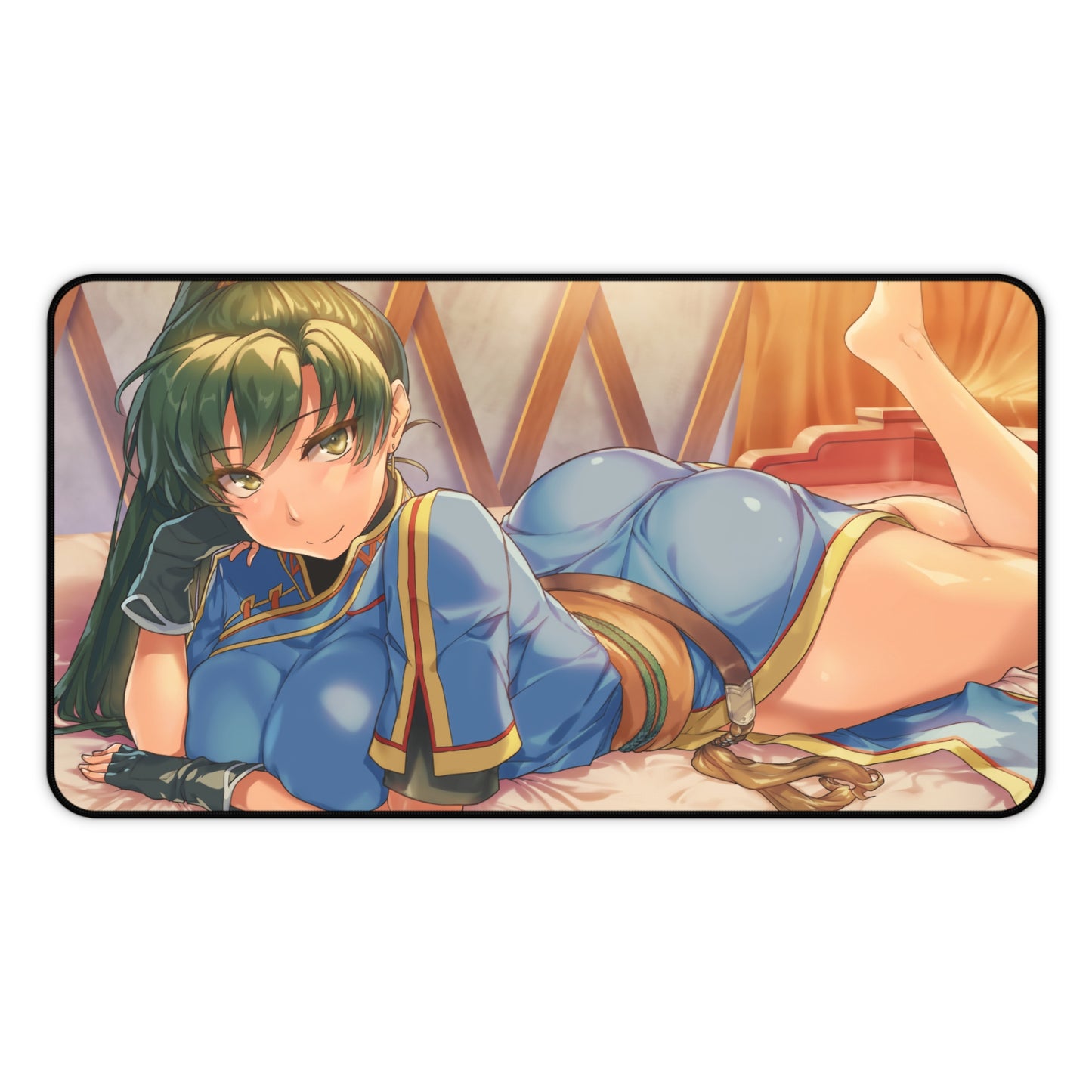 Fire Emblem Lyn Thick Waifu Gaming Desk Mat - Anime Mousepad - Sexy Girl Playmat