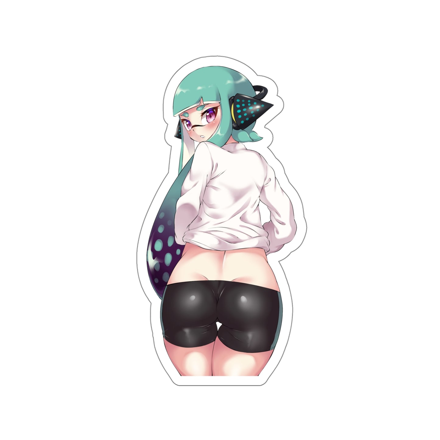 Splatoon Inkling Cute Butt Waterproof Sticker - Ecchi Vinyl Decal