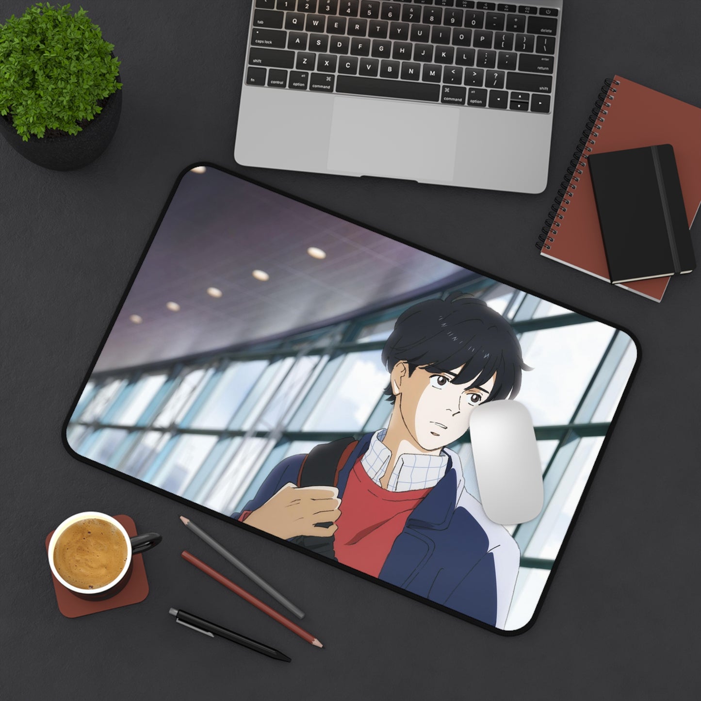 Banana Fish Eiji Okumura Desk Mat - XXL Anime Mousepad - Manga Desk Pad