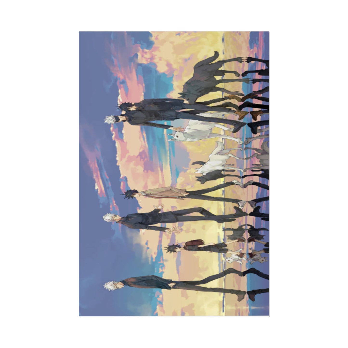 Anime-Inspired Rolled Posters for Wall Art, Unique Home Decor, Gift for Fans, Perfect for Dorms, Collectible Posters