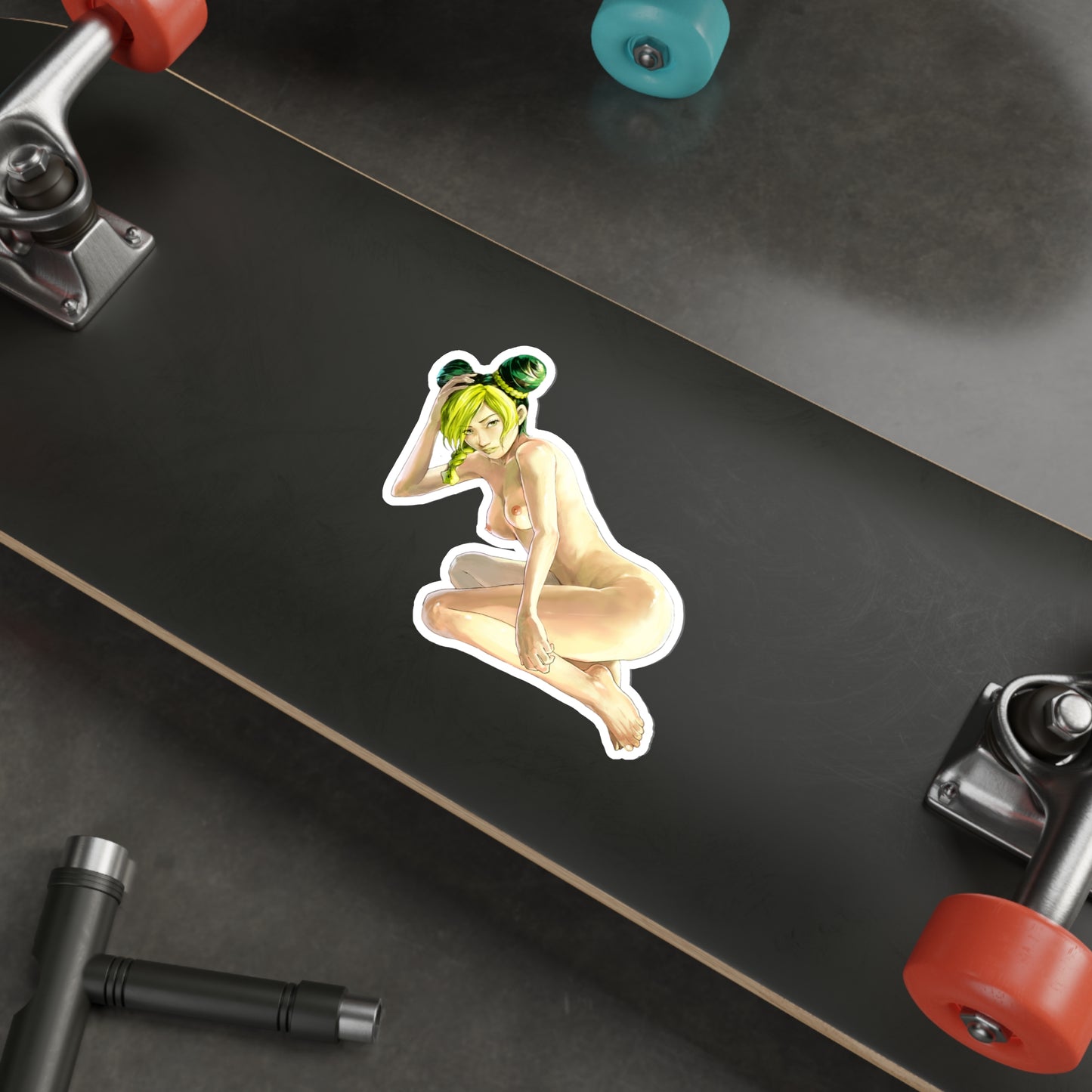 JoJo Nude Jolyne Cujo Waterproof Sticker - Ecchi Vinyl Decal