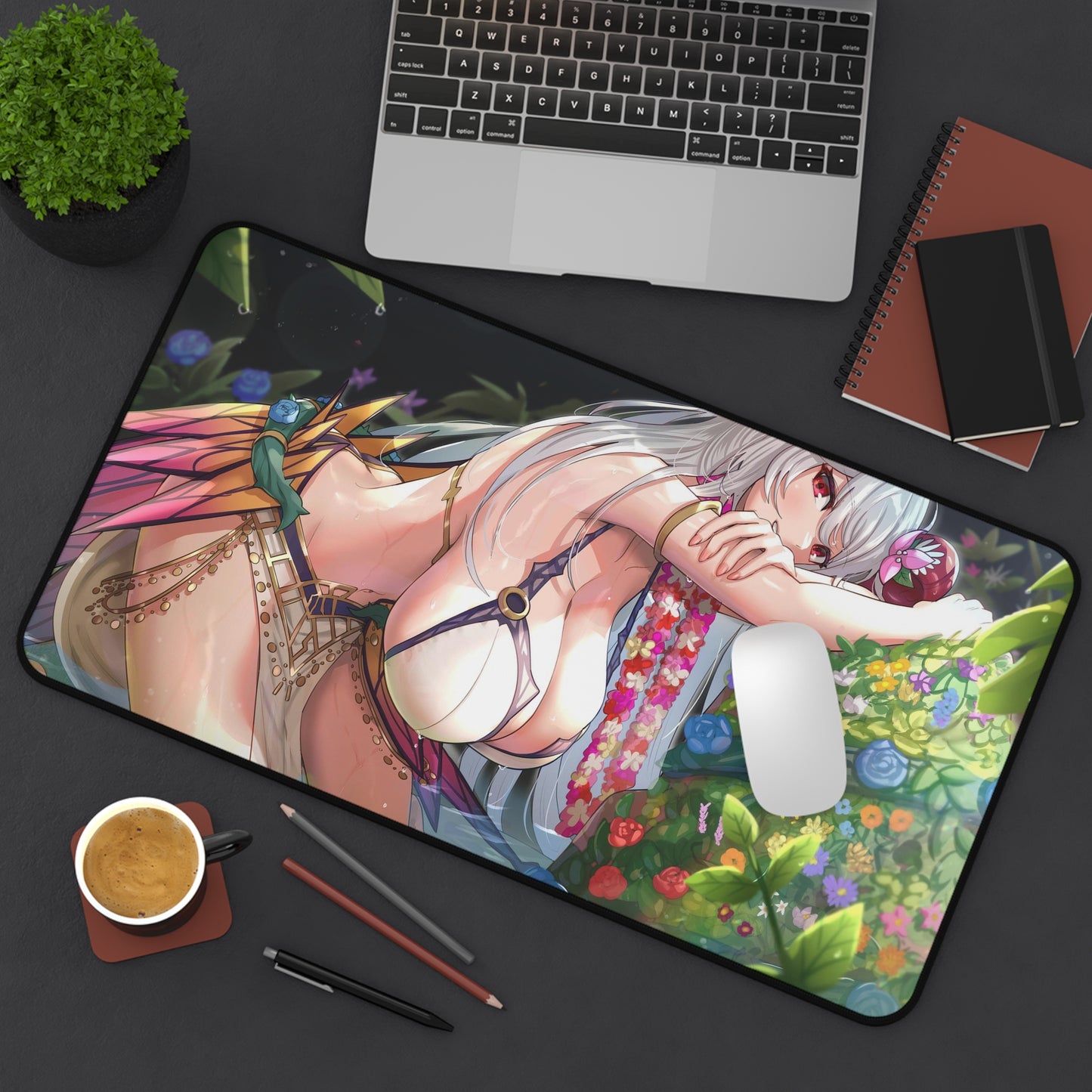 Fire Emblem Freyja Mousepad - Large Ecchi Desk Mat - Mouse Pad - MTG Playmat