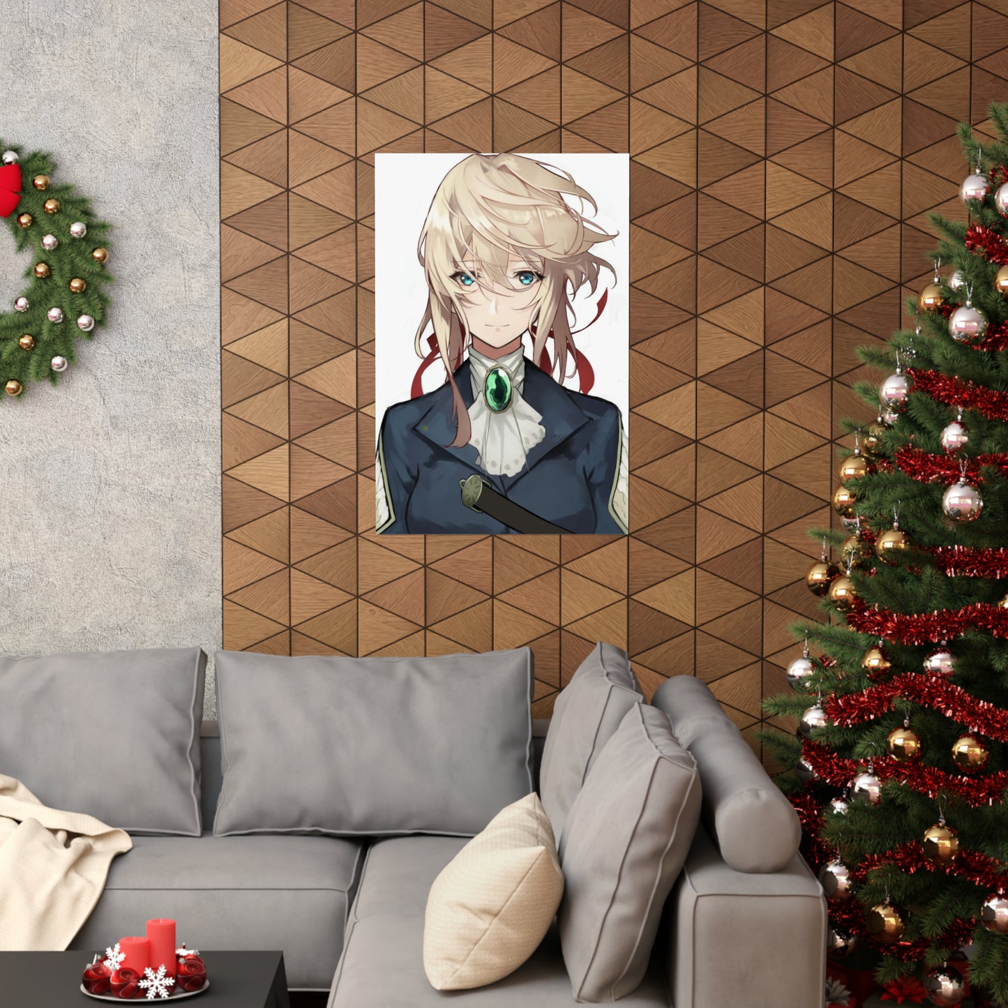 Violet Evergarden Poster - Anime Waifu Print - Wall Art Decor - Premium Matte Vertical Poster