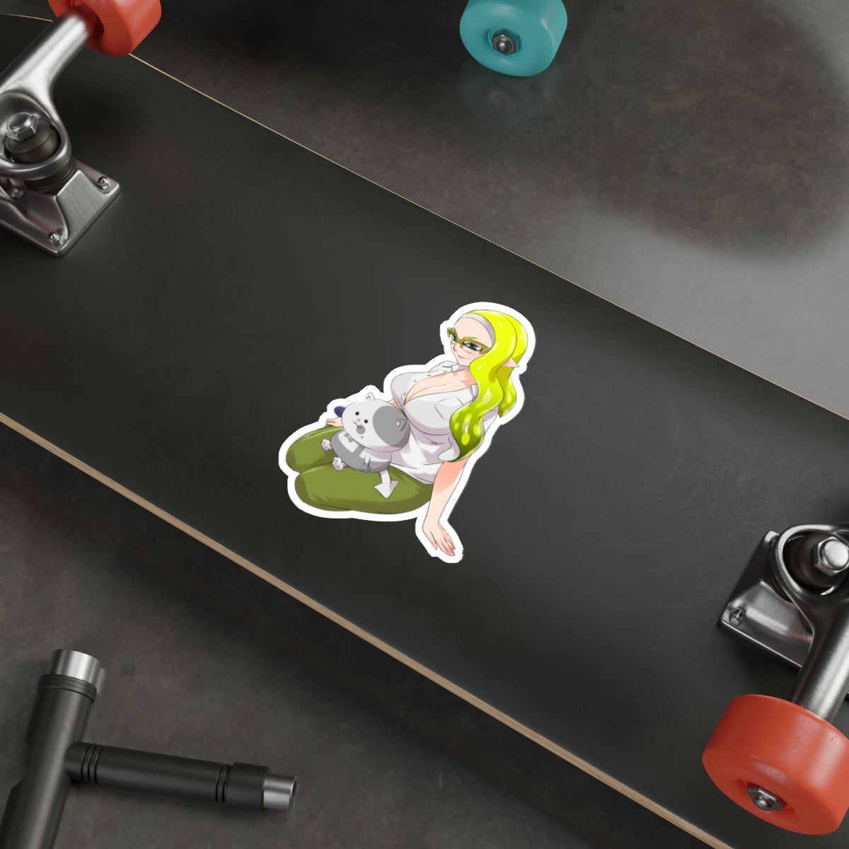 Splatoon Sexy Inkling Neko Waterproof Sticker - Ecchi Vinyl Decal