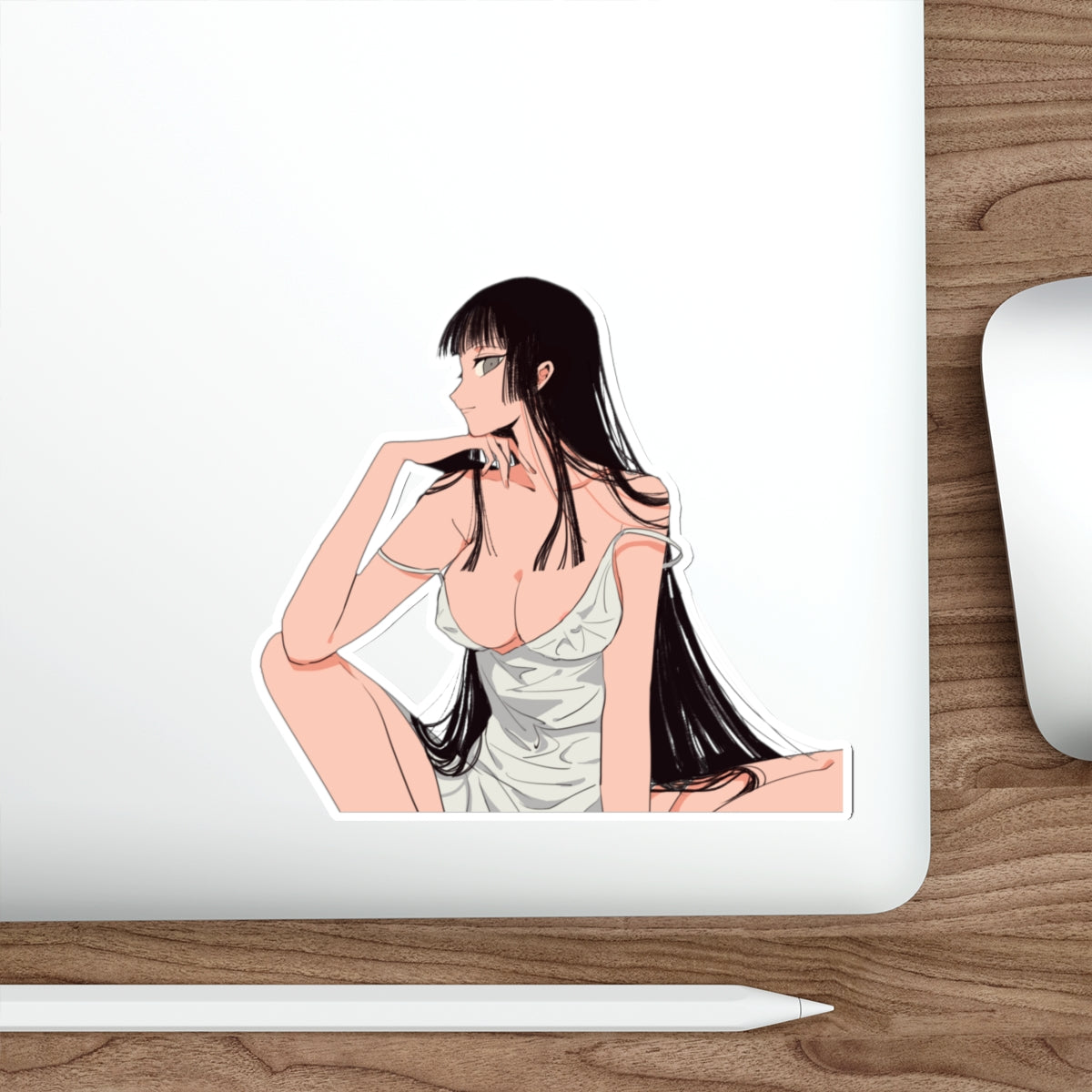 Autocollant étanche xxxHolic - Autocollant en vinyle Anime Ecchi Yuuko Ichihara - Autocollant pour voiture à pince - Autocollant pour ordinateur portable - Autocollant Manga