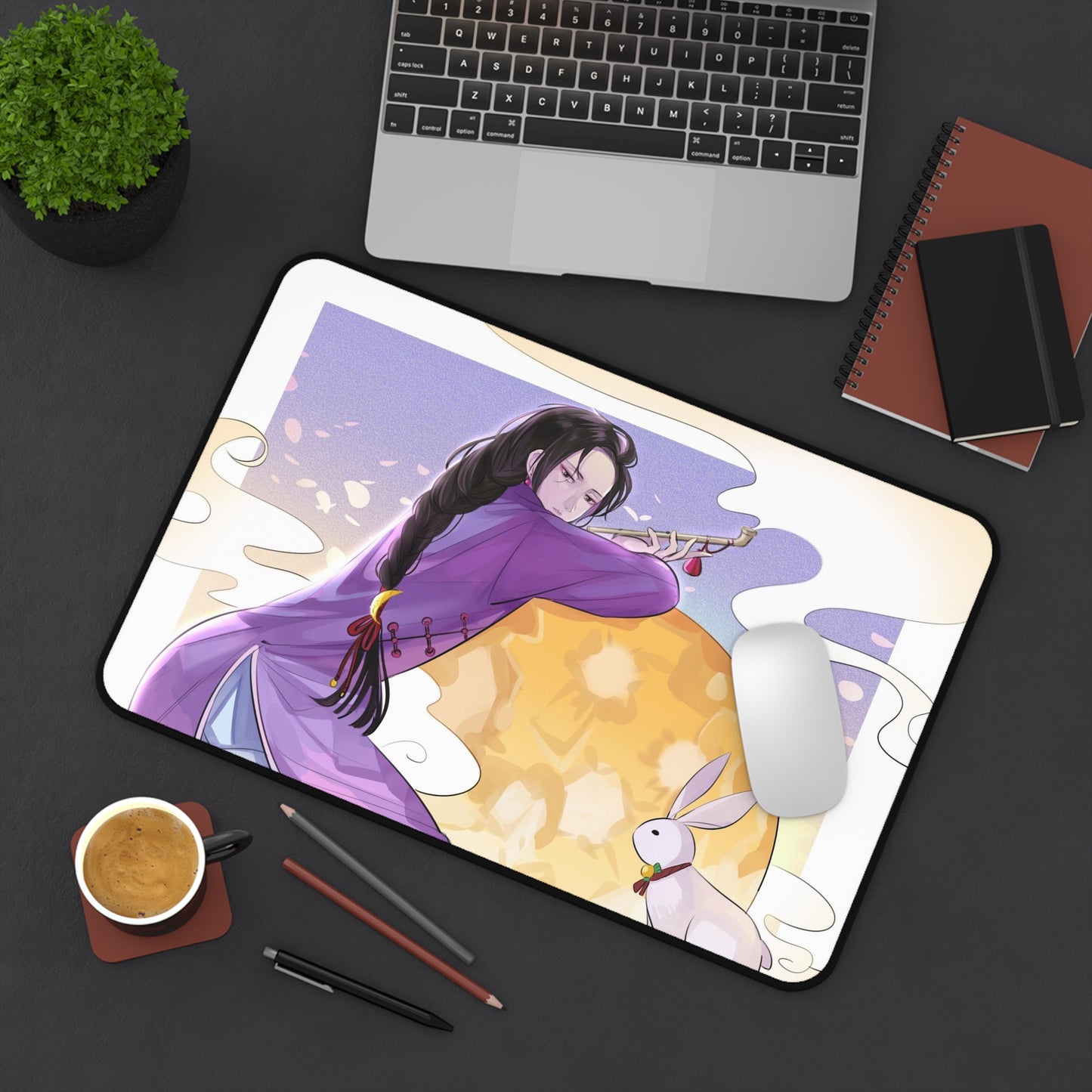 Banana Fish Yut Lung Desk Mat - XXL Anime Mousepad - Manga Desk Pad