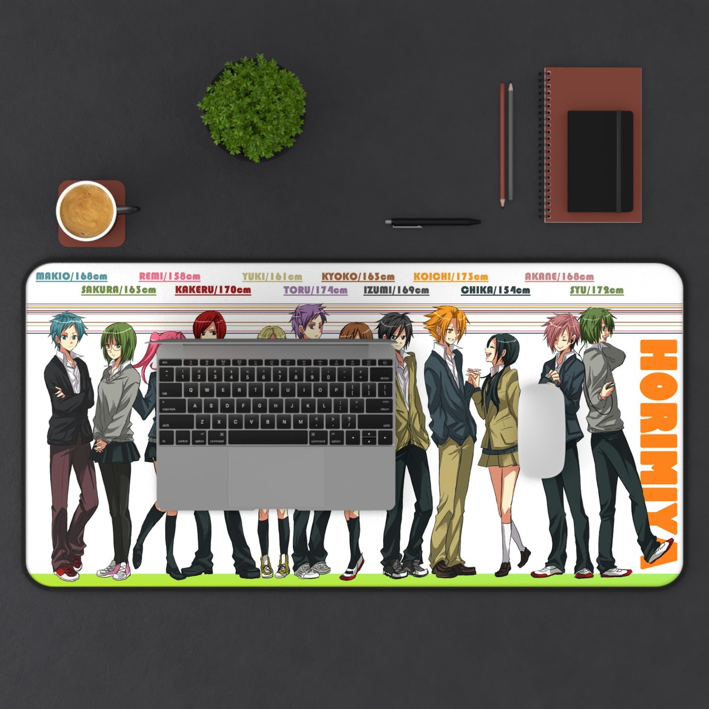 Horimiya Anime Desk Mat - All Star Characters Mousepad - XXL Non Slip Playmat