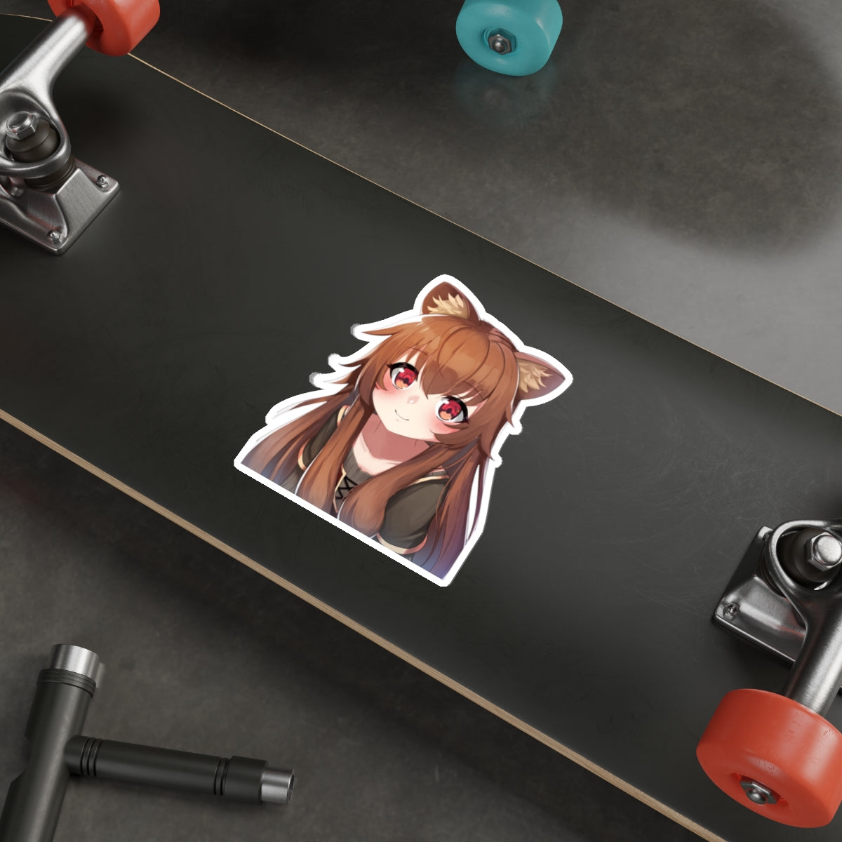 The Rising of the Shield Hero Waterproof Sticker - Child Raphtalia Anime Vinyl Decal - Car Bumper Sticker - Kawaii Chibi Laptop Sticker